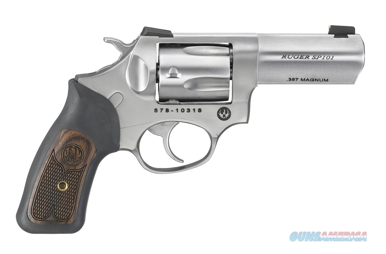 Ruger Sp101 Talo 357 Magnum 3 Stainless Novak For Sale