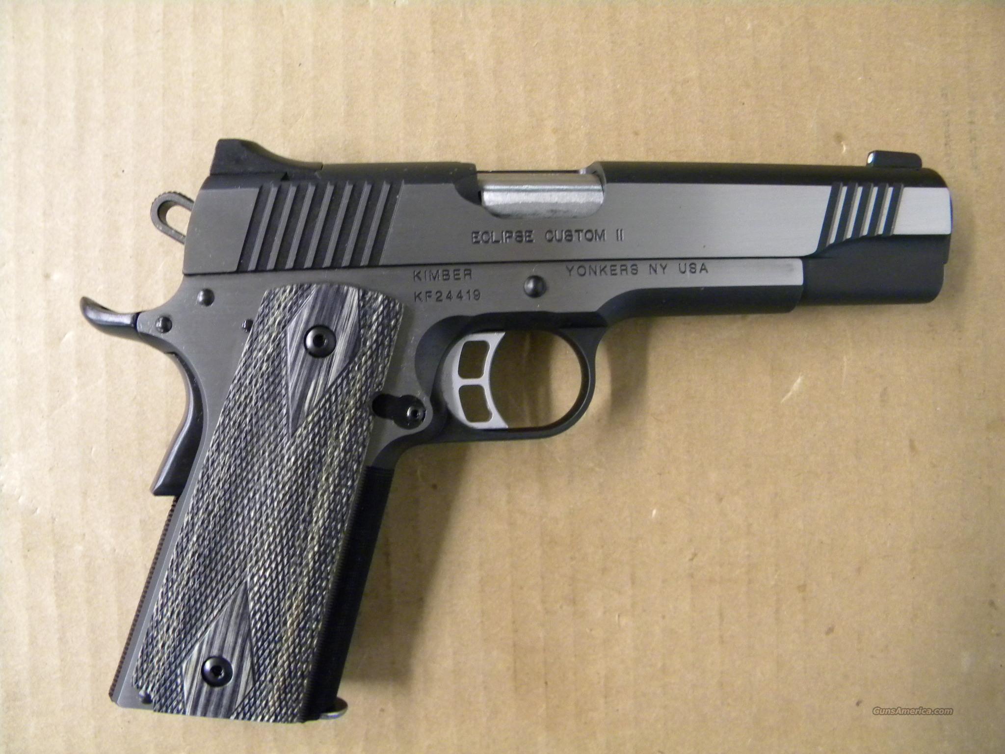 Kimber Eclipse Custom II 10mm 1911 ... for sale at Gunsamerica.com ...