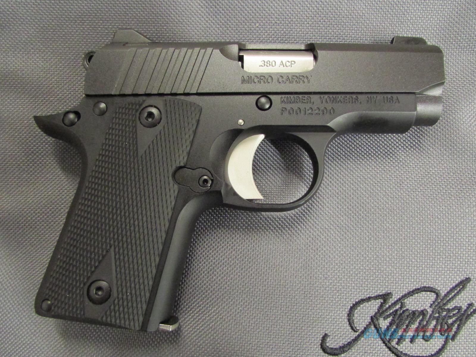 Kimber Micro Carry Black 1911 380 For Sale At