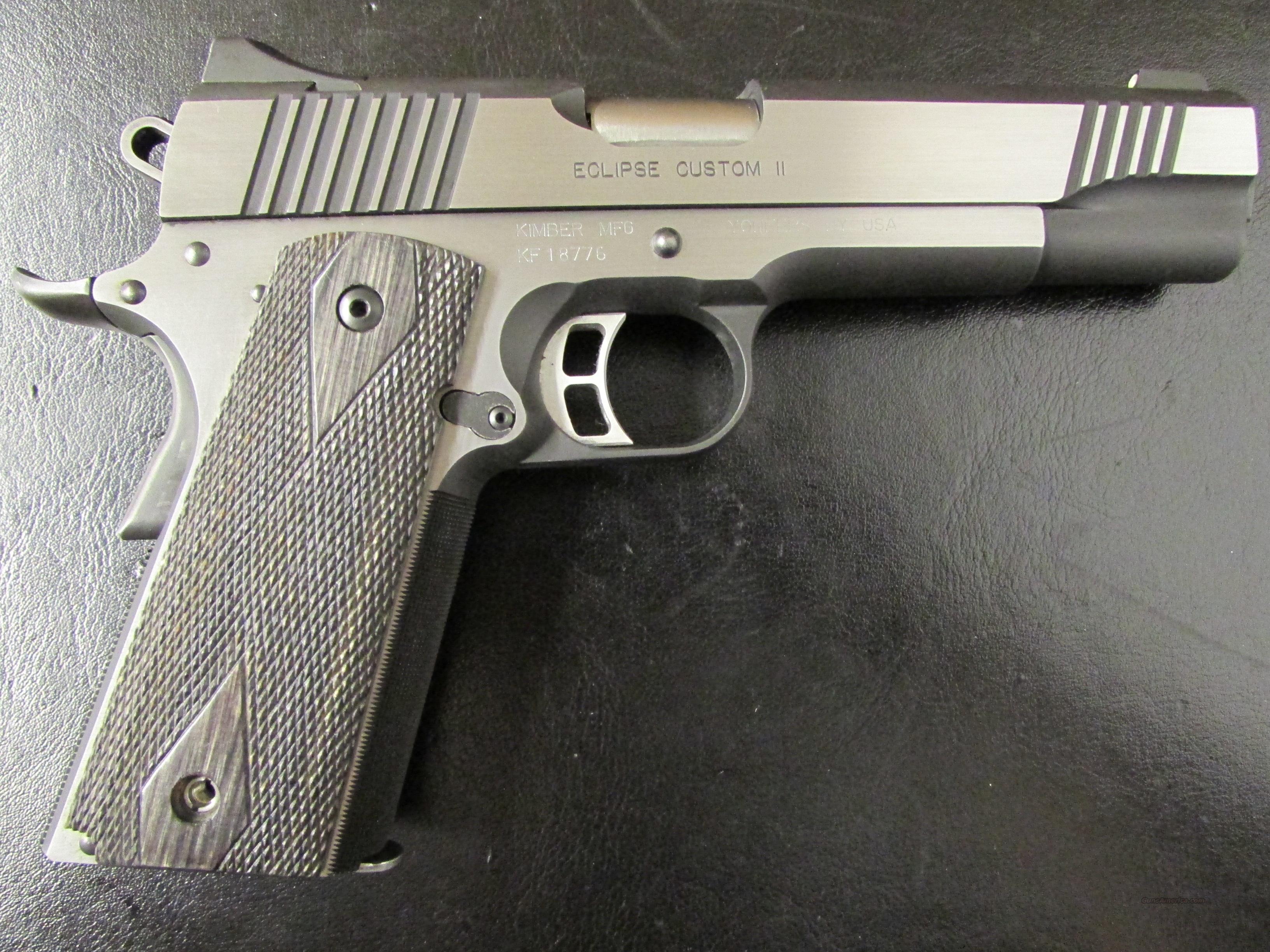 Kimber Eclipse Custom II 1911 10mm ... for sale at Gunsamerica.com ...