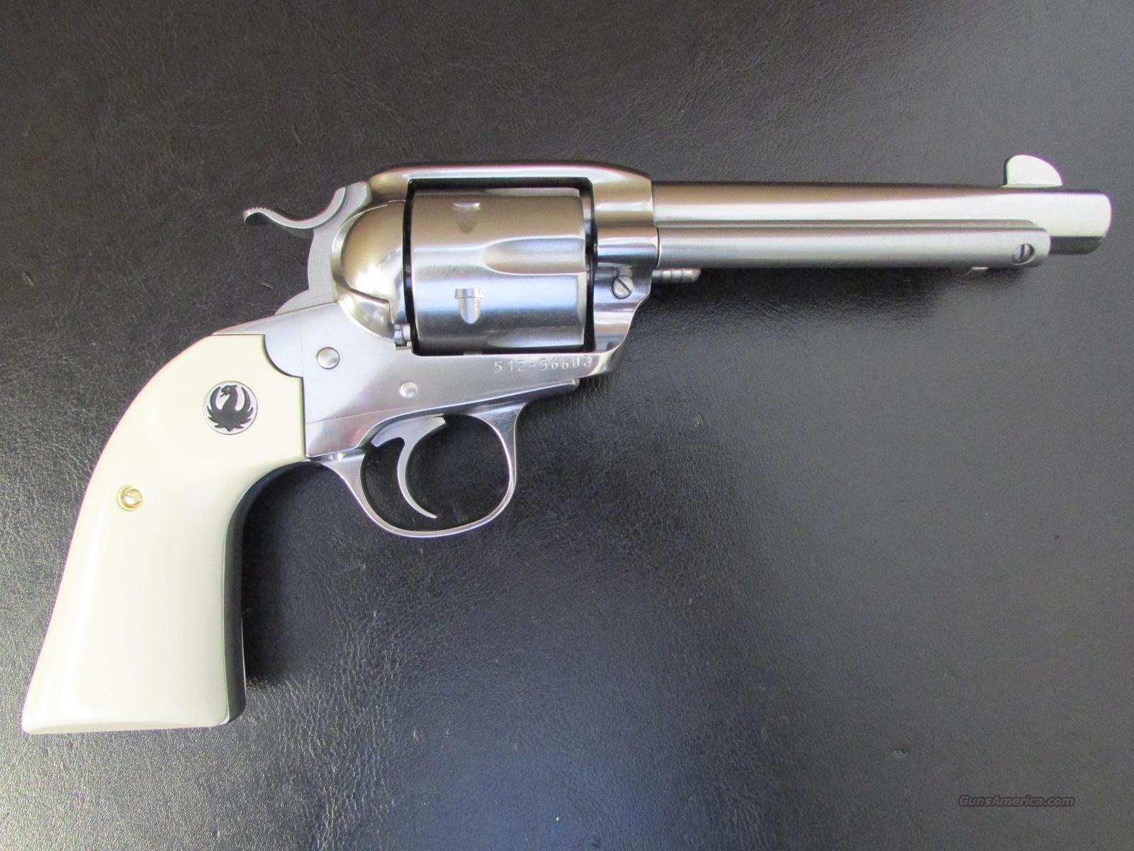 Ruger Vaquero Bisley Stainless & Iv... for sale at Gunsamerica.com ...