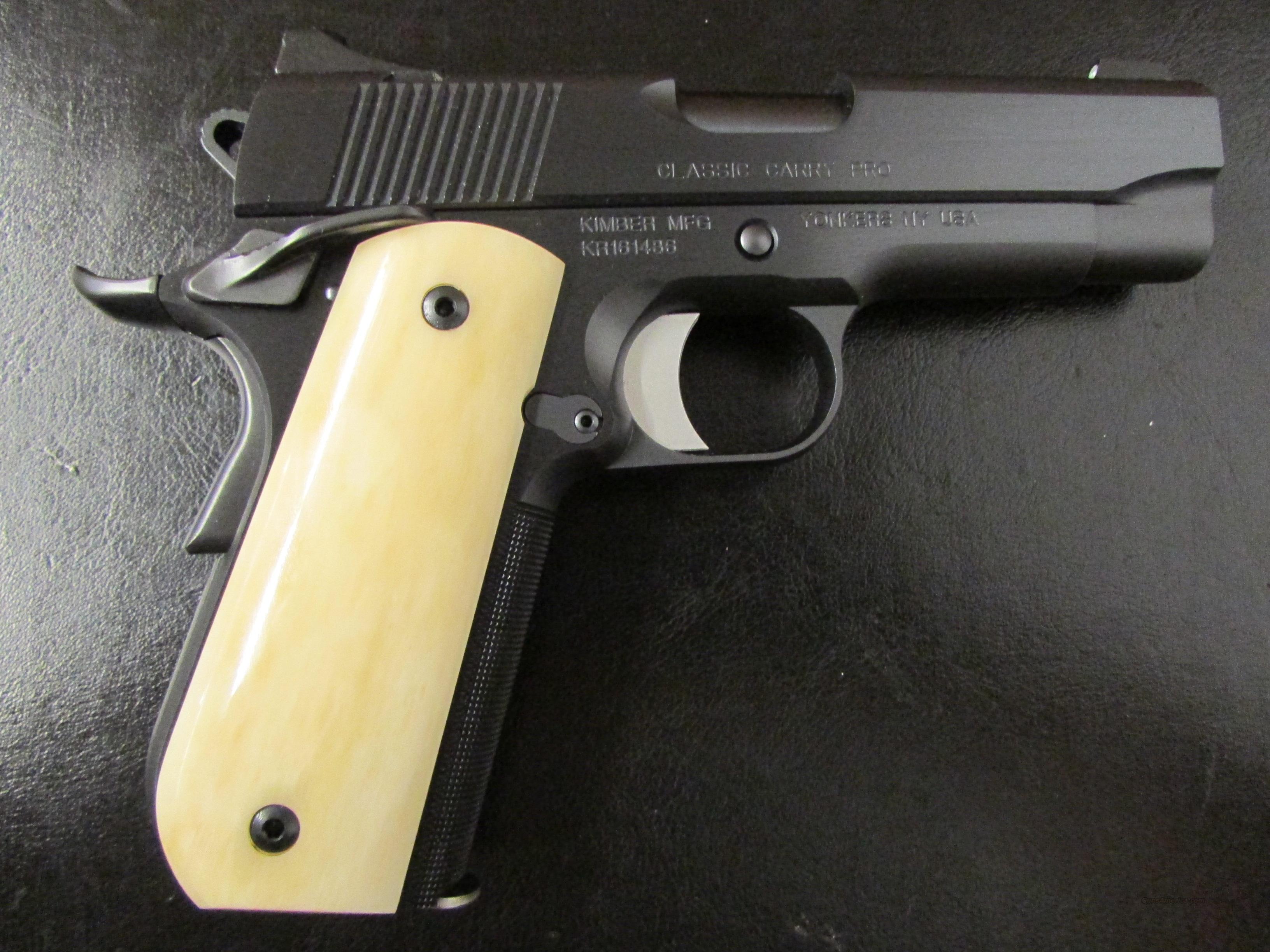 Kimber Classic Carry Pro Bone Grip ... for sale at Gunsamerica.com ...