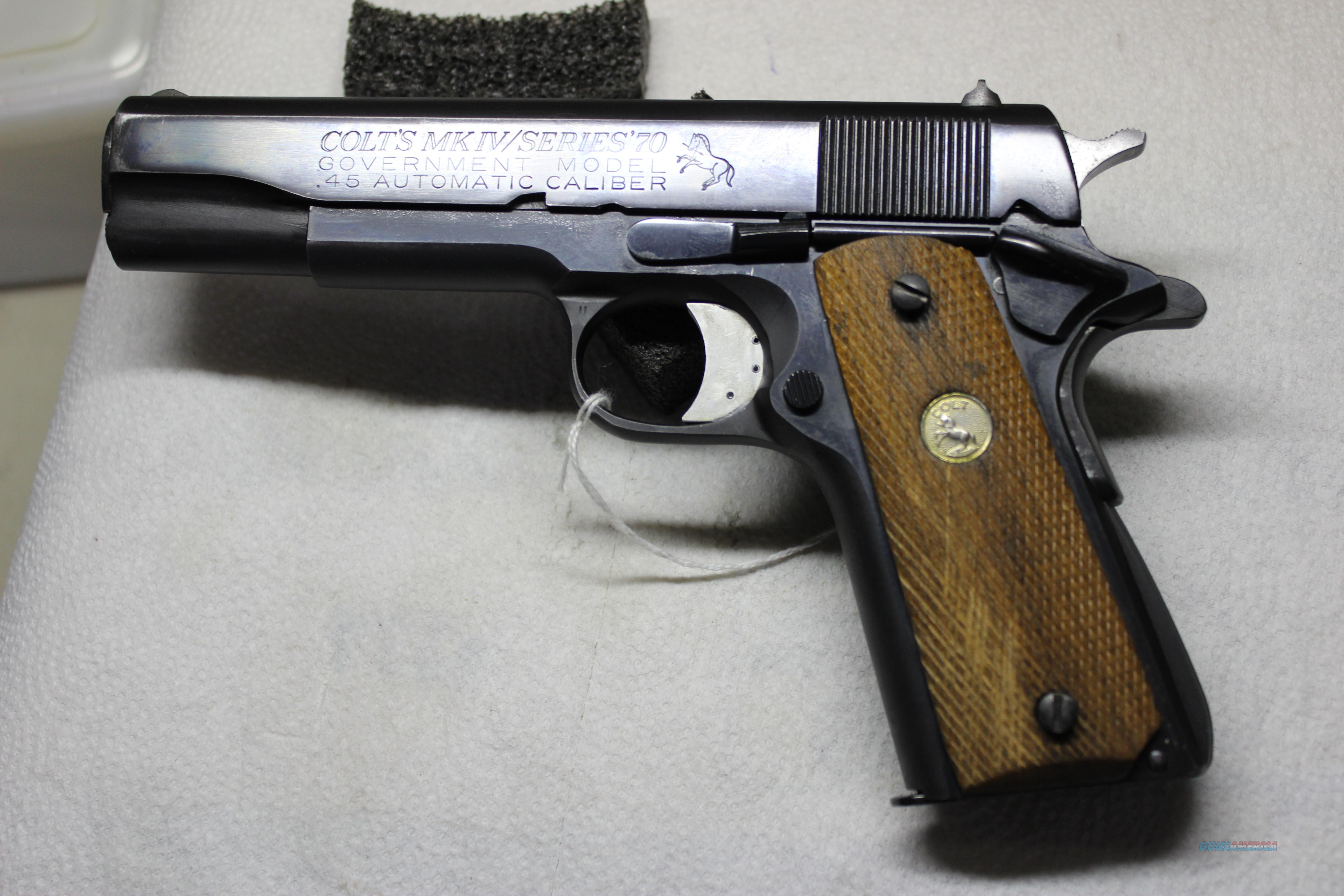 COLT SERIES 70 for sale at Gunsamerica.com: 925489104