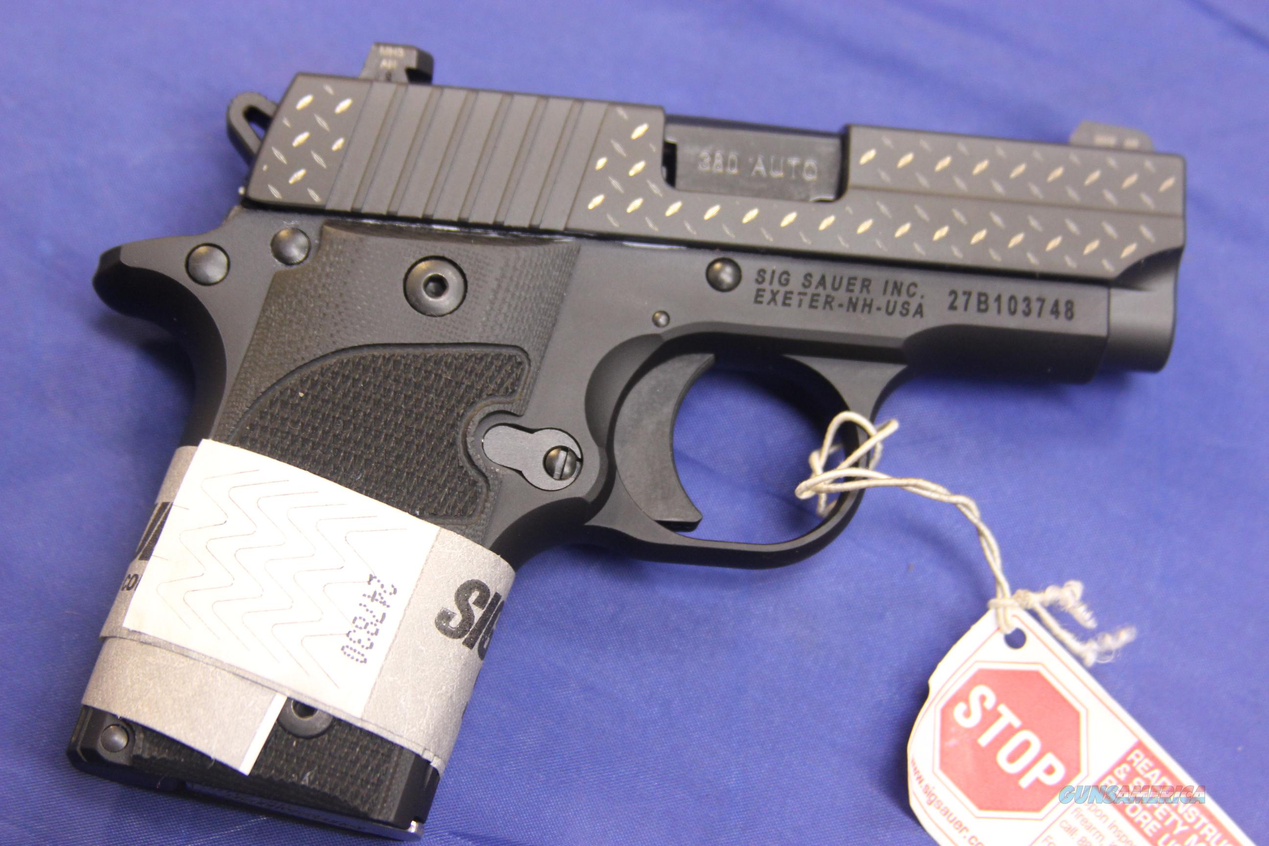 Sig Sauer P238 380 Acp Diamond Pla For Sale At