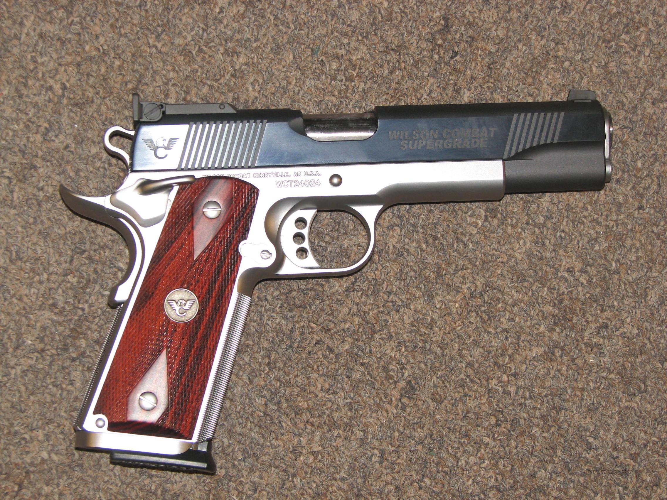 Wilson Combat Supergrade 1911 45 A For Sale At 906489327 9378