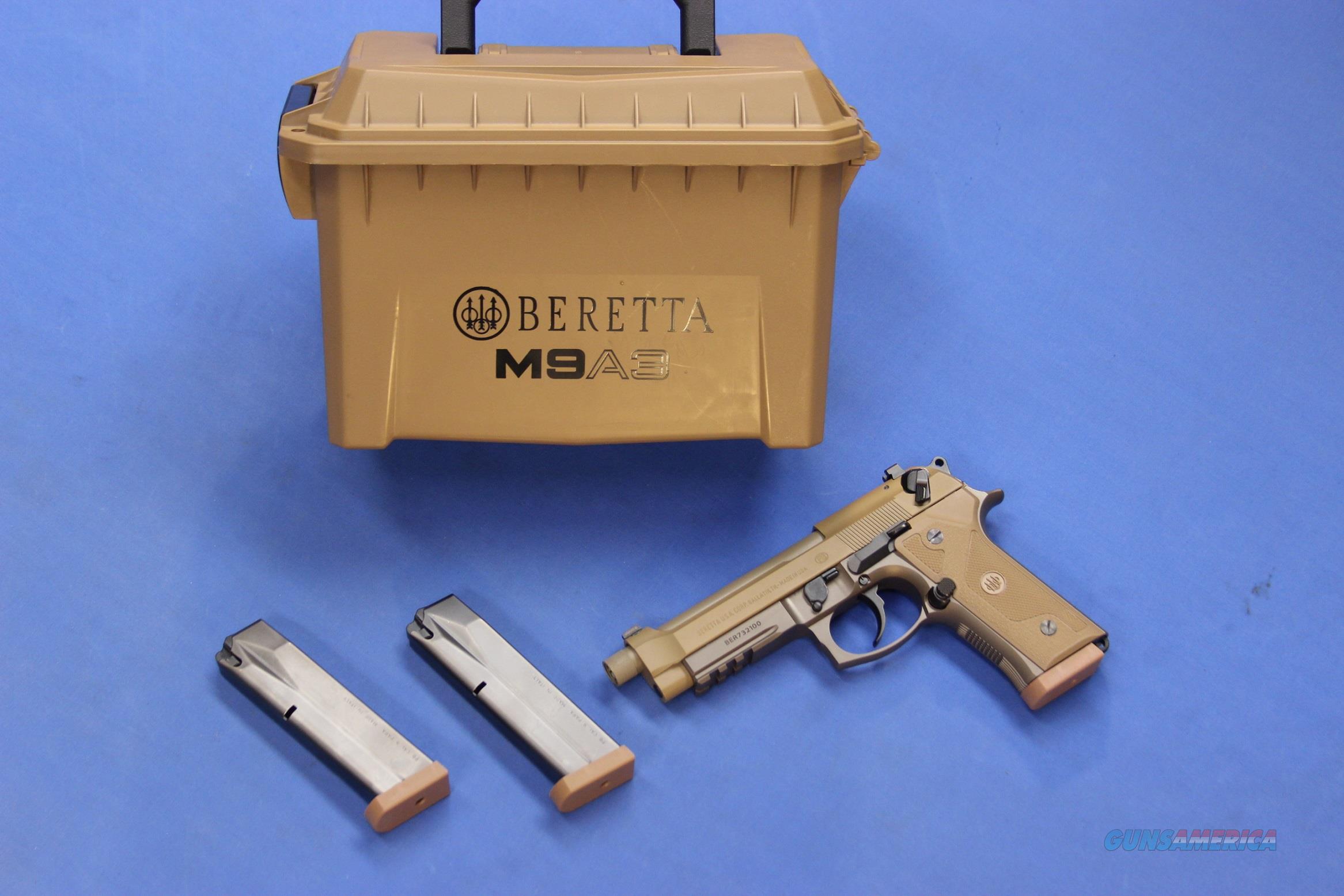 BERETTA M9A3 FLAT DARK EARTH 9mm w/... for sale at Gunsamerica.com ...