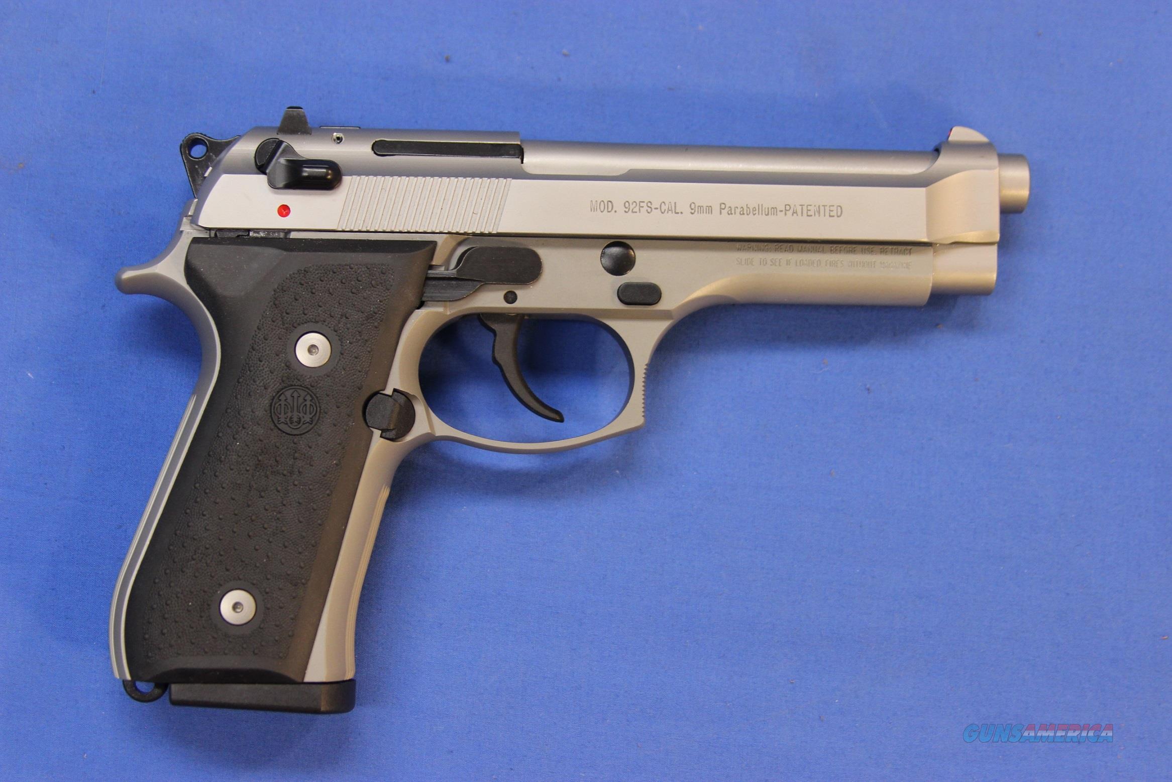 BERETTA 92FS INOX STAINLESS 9mm - N... for sale at Gunsamerica.com ...