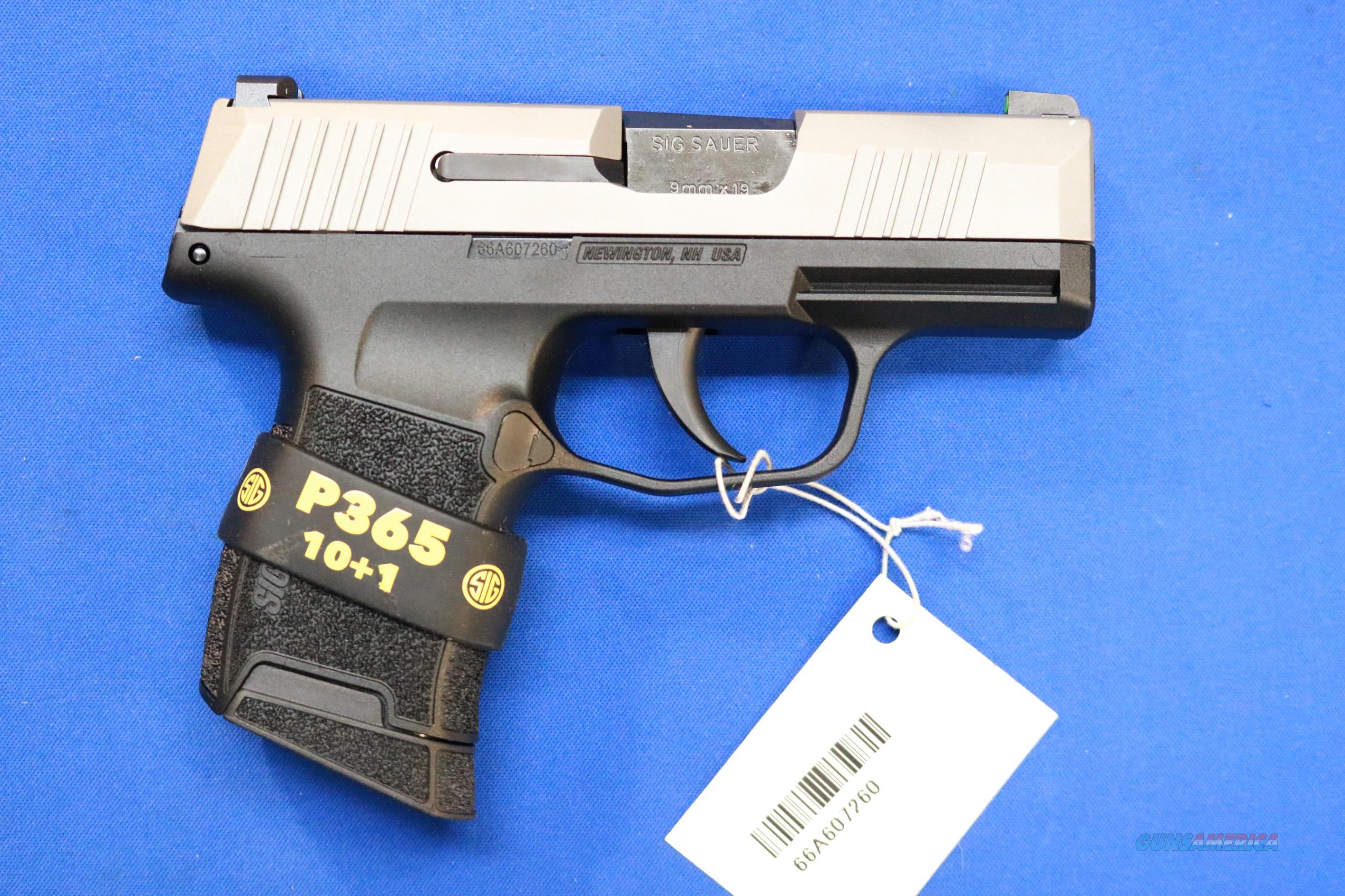 Sig Sauer P365 Stainless 9mm New For Sale At