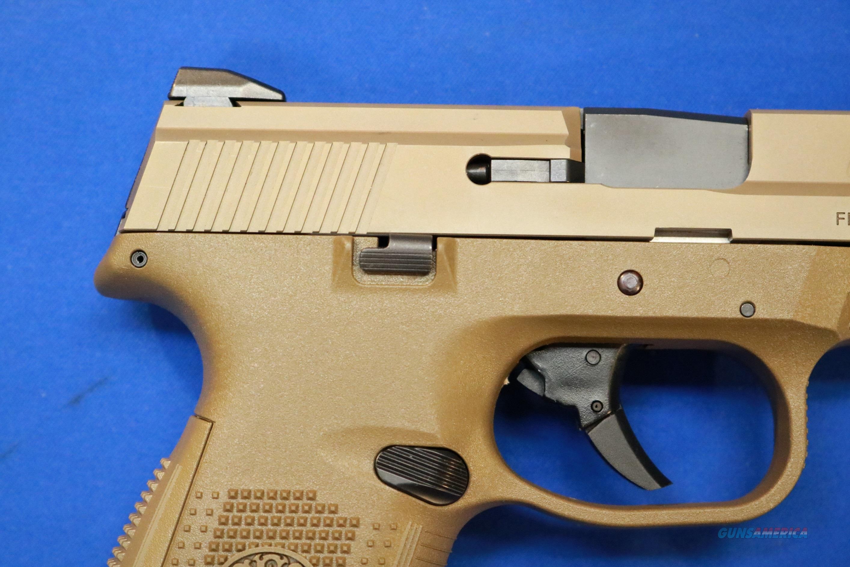 Fnh Usa Fns 9c Fde Fns9 Compact 9mm For Sale At