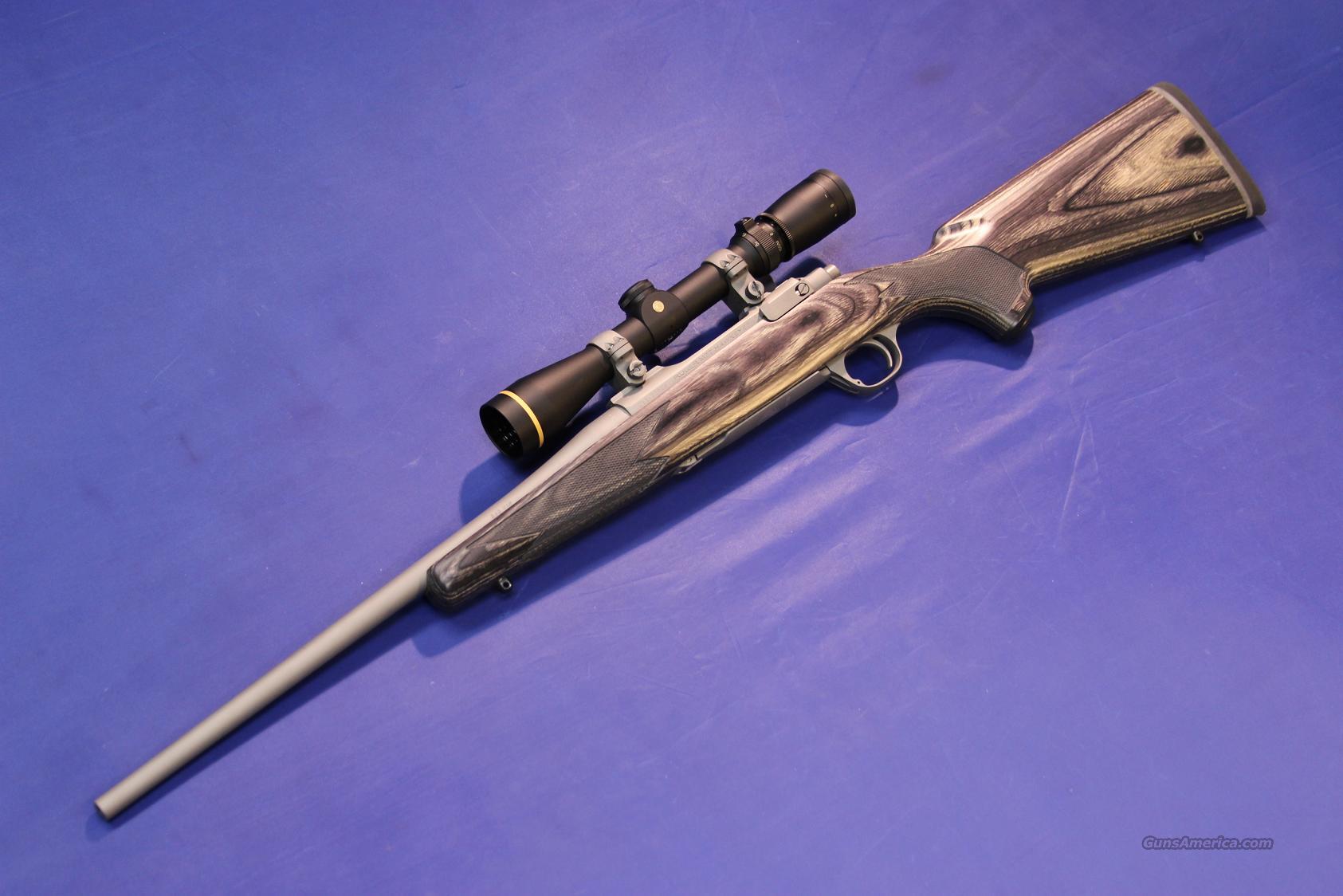 RUGER M77 HAWKEYE COMPACT .243 WIN W/LEUPOLD SC... for sale