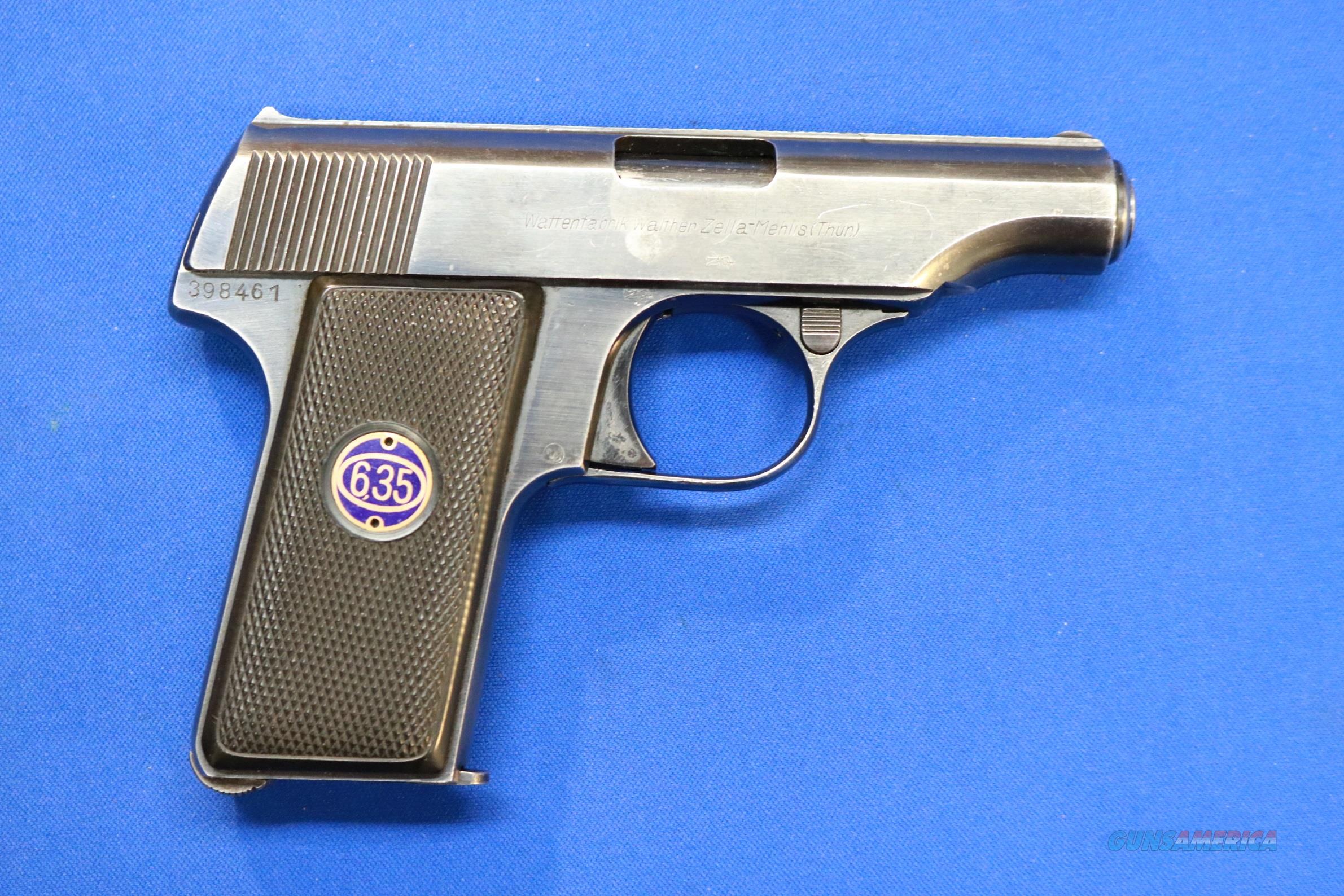 WALTHER MODEL 8 PISTOL 6.35mm (.25 ... for sale at Gunsamerica.com ...