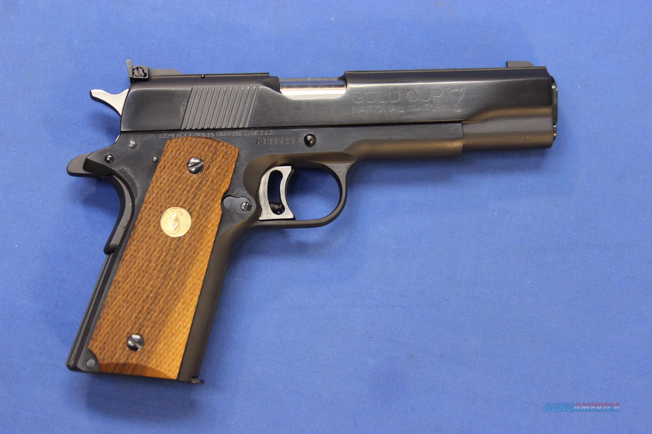 Colt Gold Cup National Match Serial Numbers