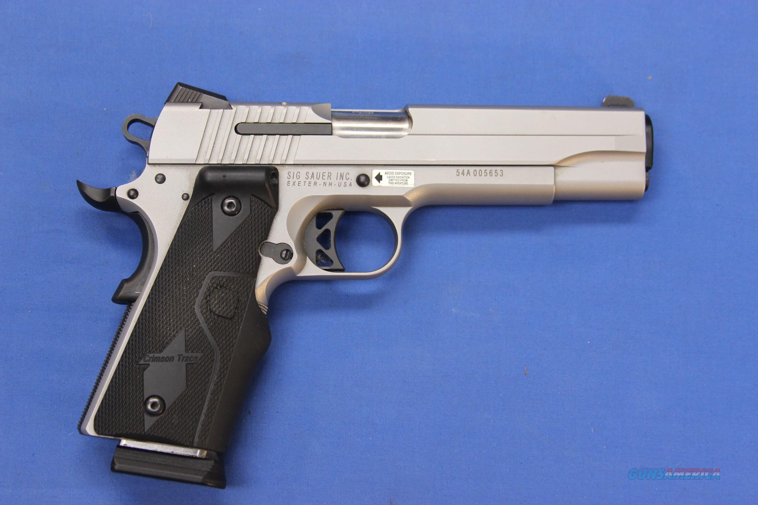 SIG SAUER 1911 STAINLESS .45 ACP w/... for sale at Gunsamerica.com ...