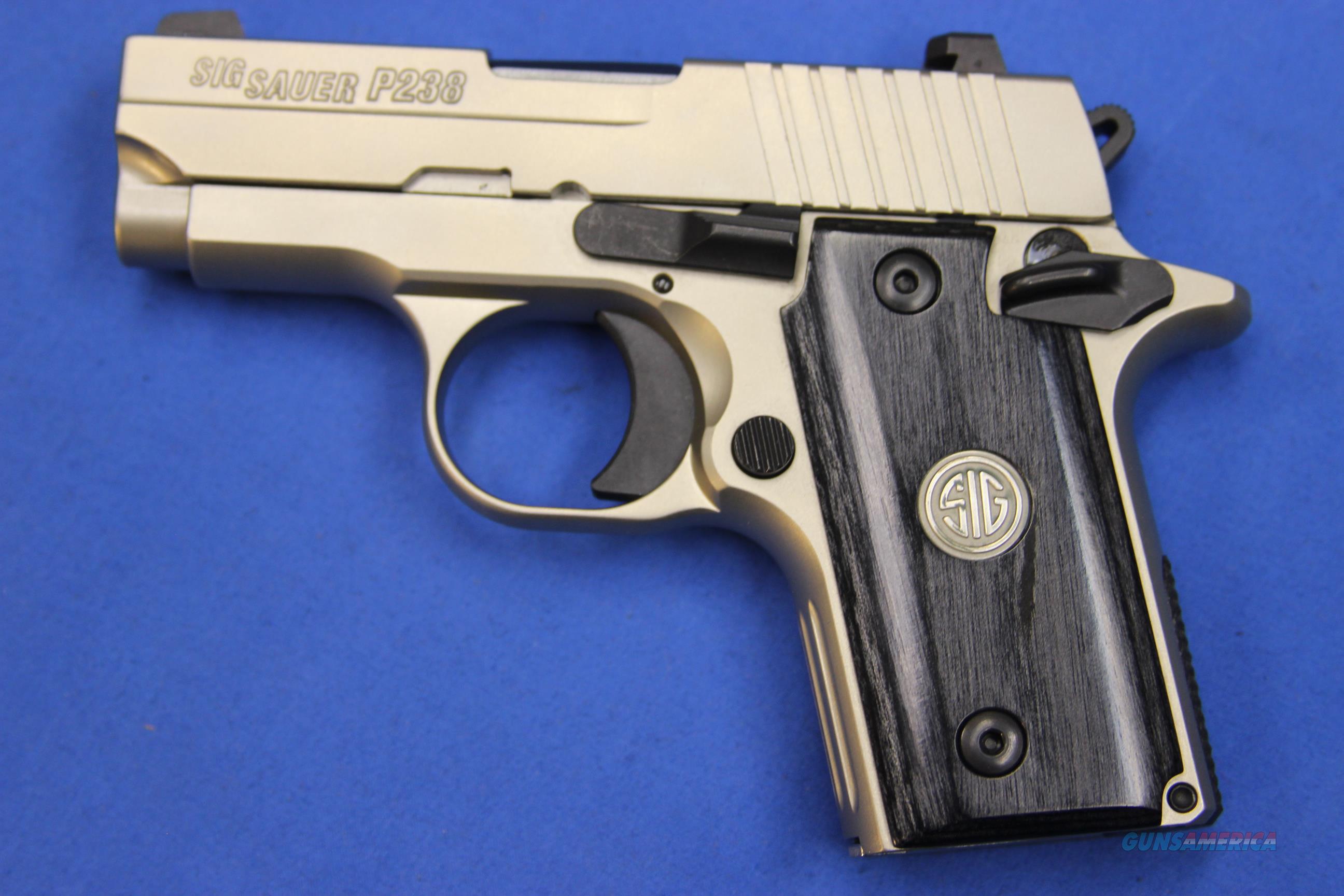 SIG SAUER P238 HD NICKEL .380 ACP. ... for sale at Gunsamerica.com ...