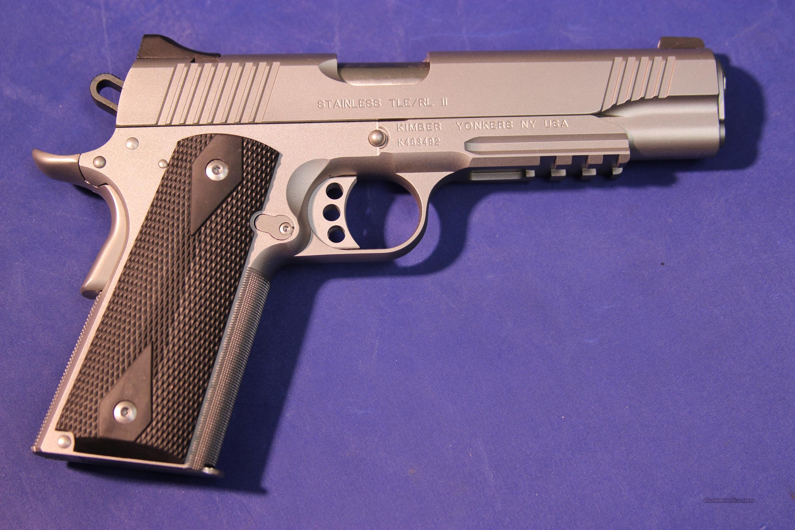 KIMBER 1911 STAINLESS TLE/RL II 45 ACP – NEW! for sale