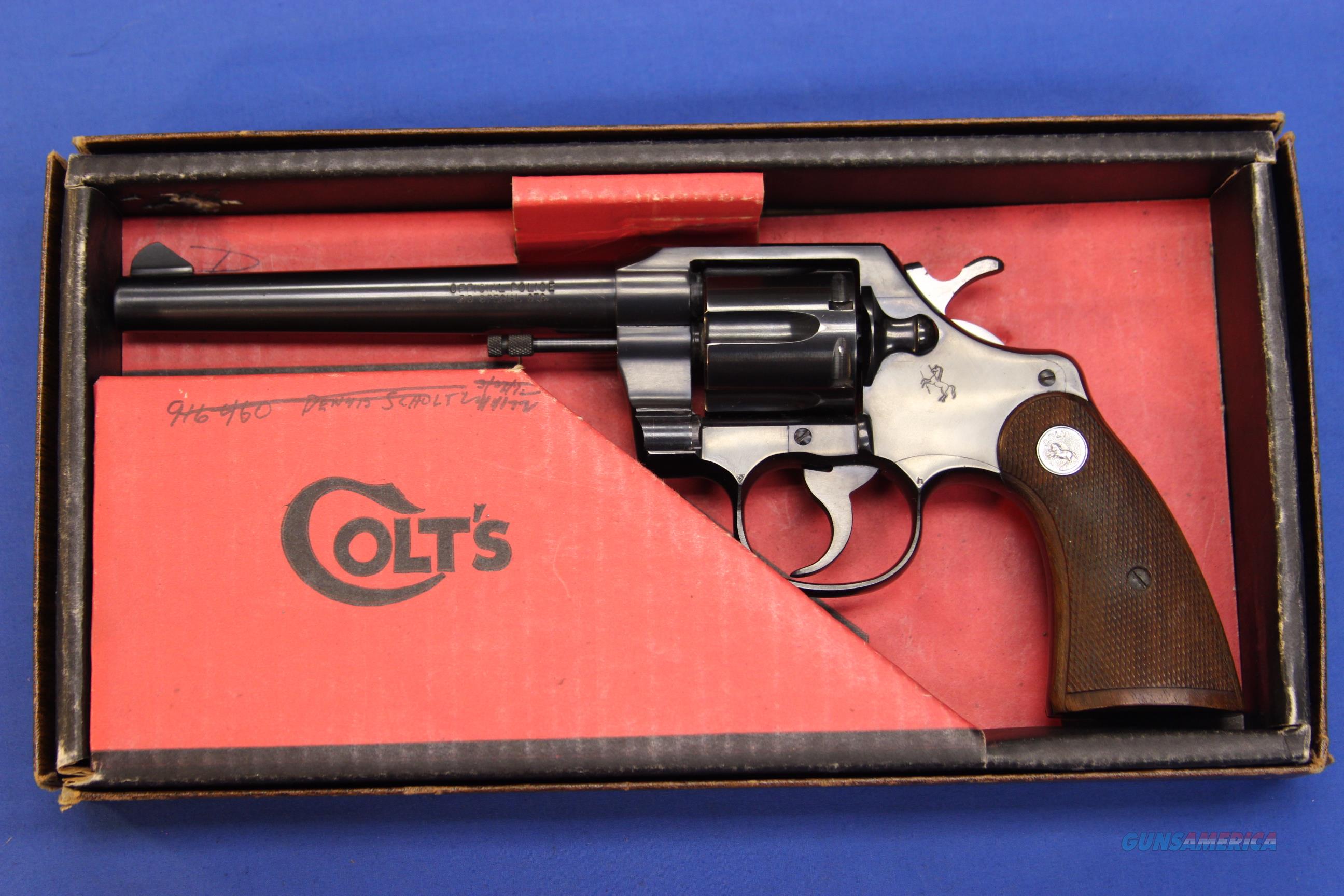 Colt Official Police 38 Special Ct For Sale At 970256618 2963