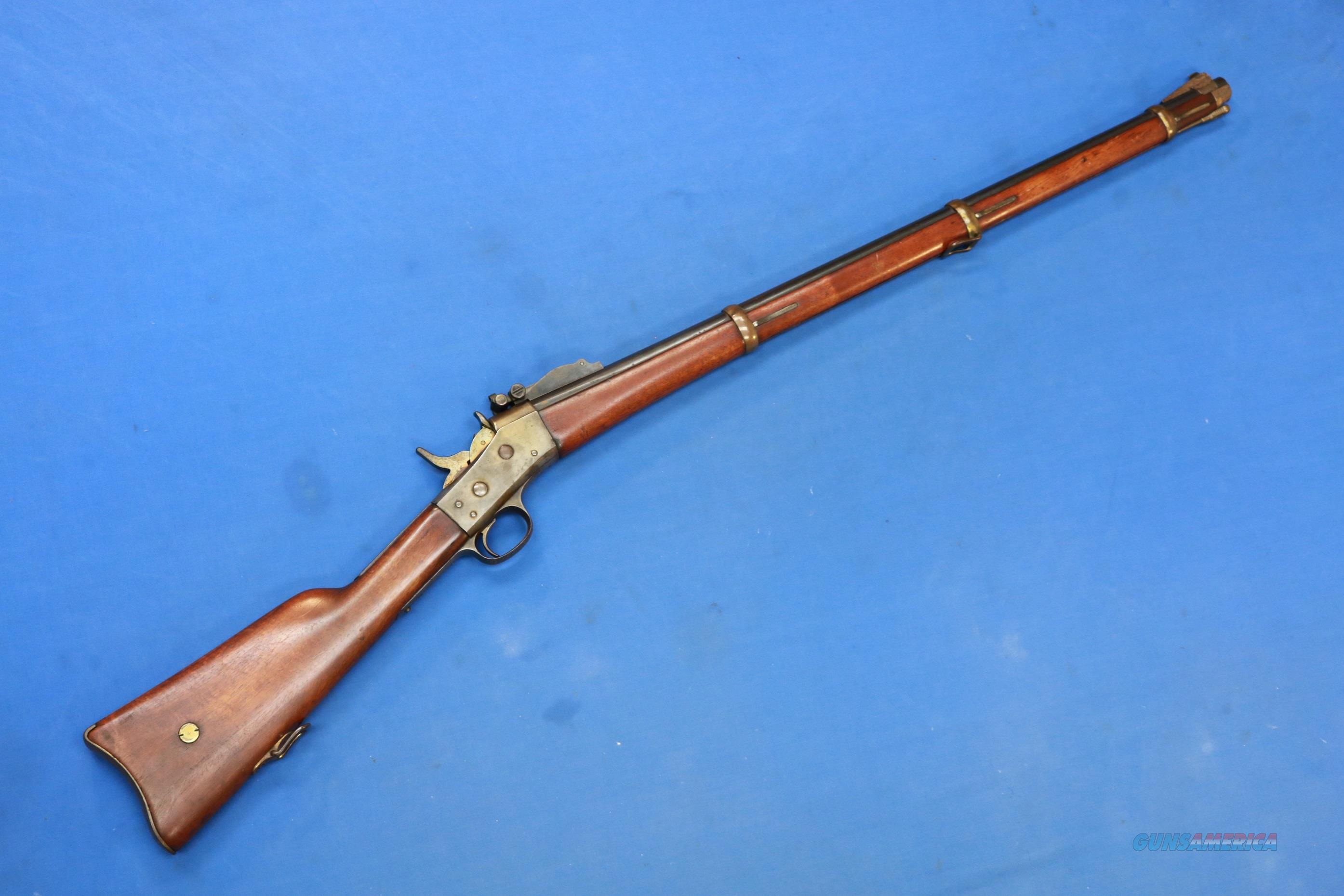 1867 remington rolling block rifle engraved