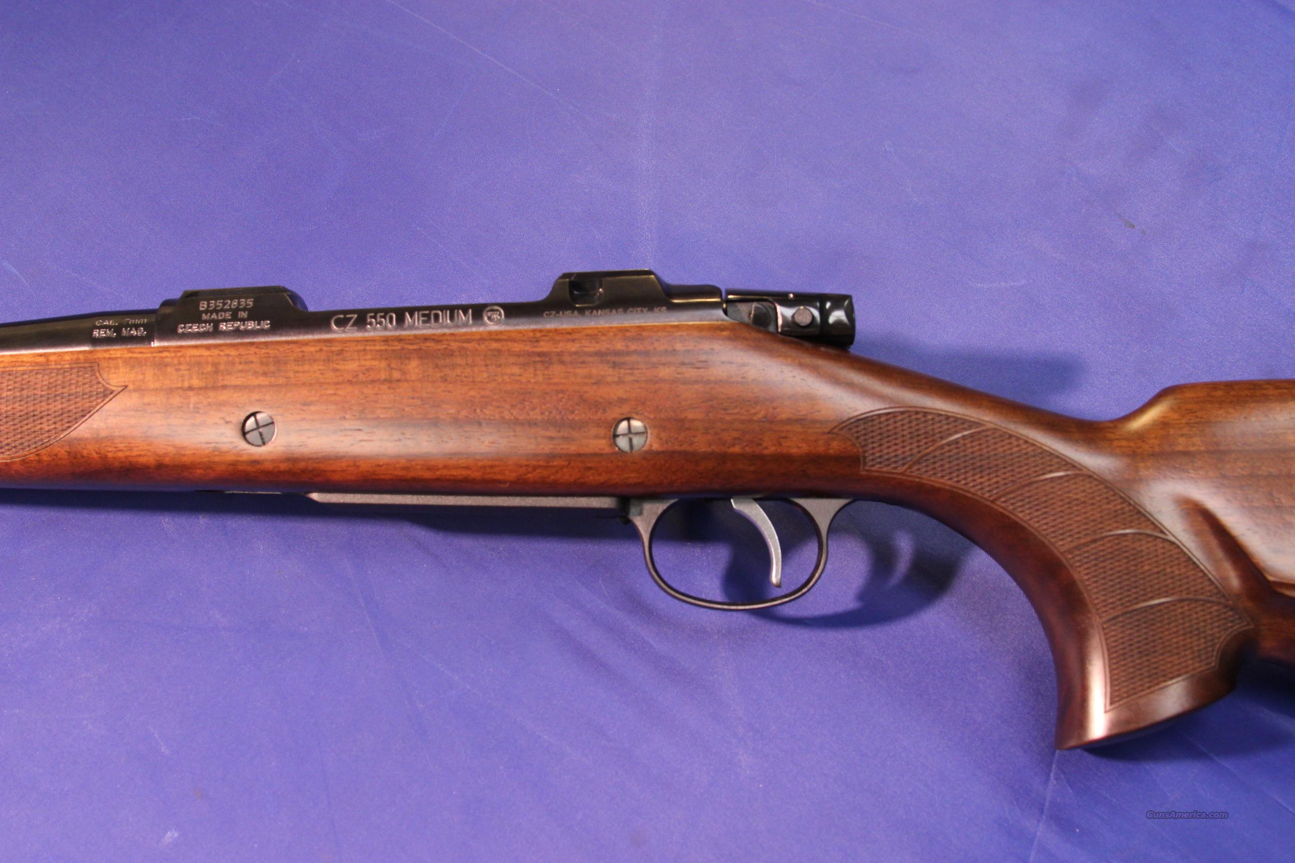 CZ 550 MEDIUM LUX 7mm REM MAG - NEW... for sale at Gunsamerica.com ...