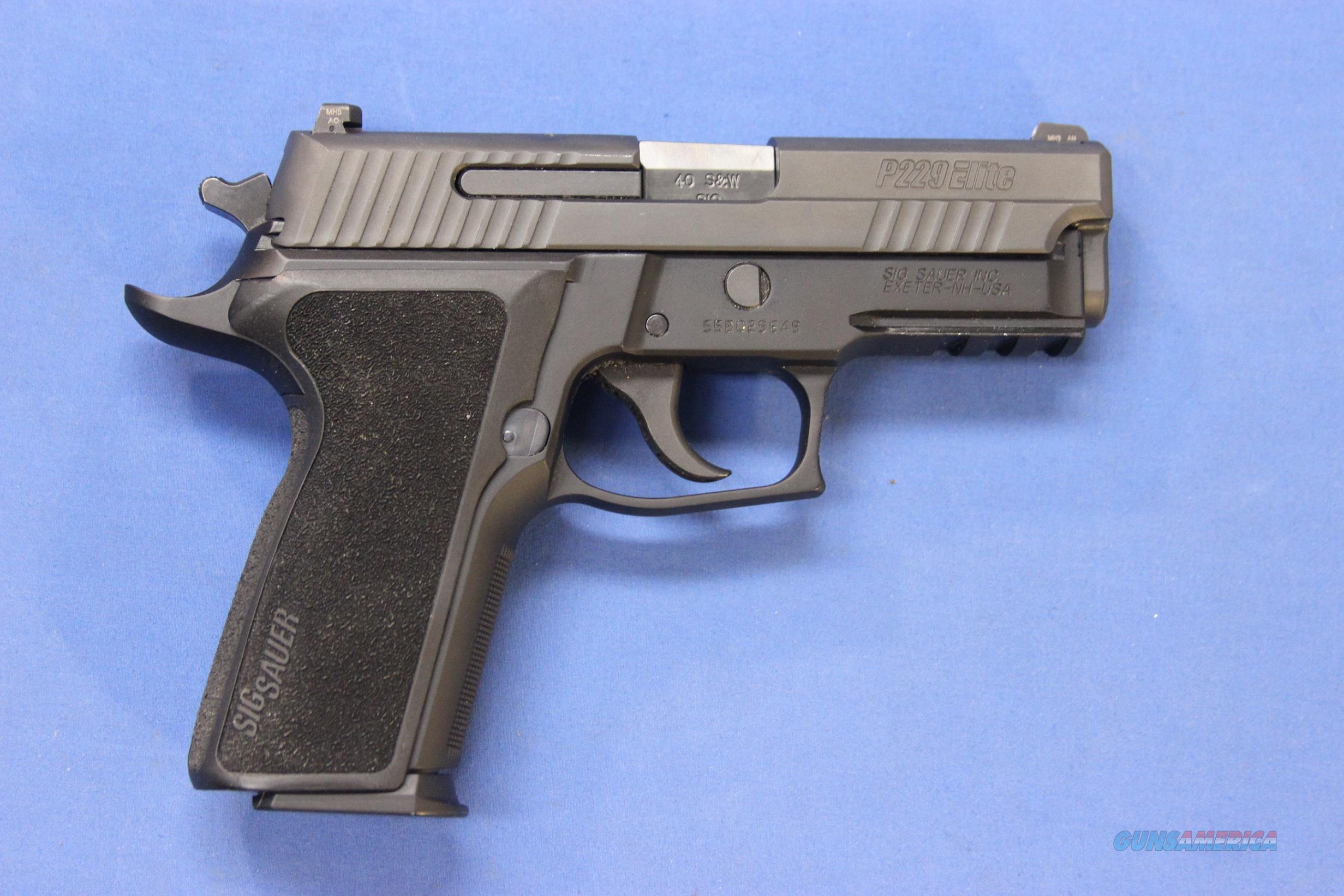 SIG SAUER P229 ENHANCED ELITE .40 S... for sale at Gunsamerica.com ...