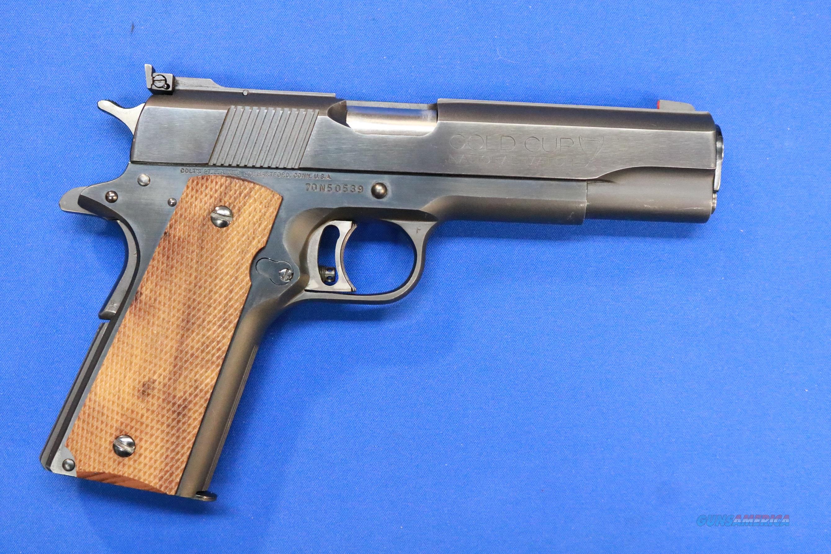 COLT 1911 Mk IV SERIES 70 GOLD CUP ... for sale at Gunsamerica.com ...