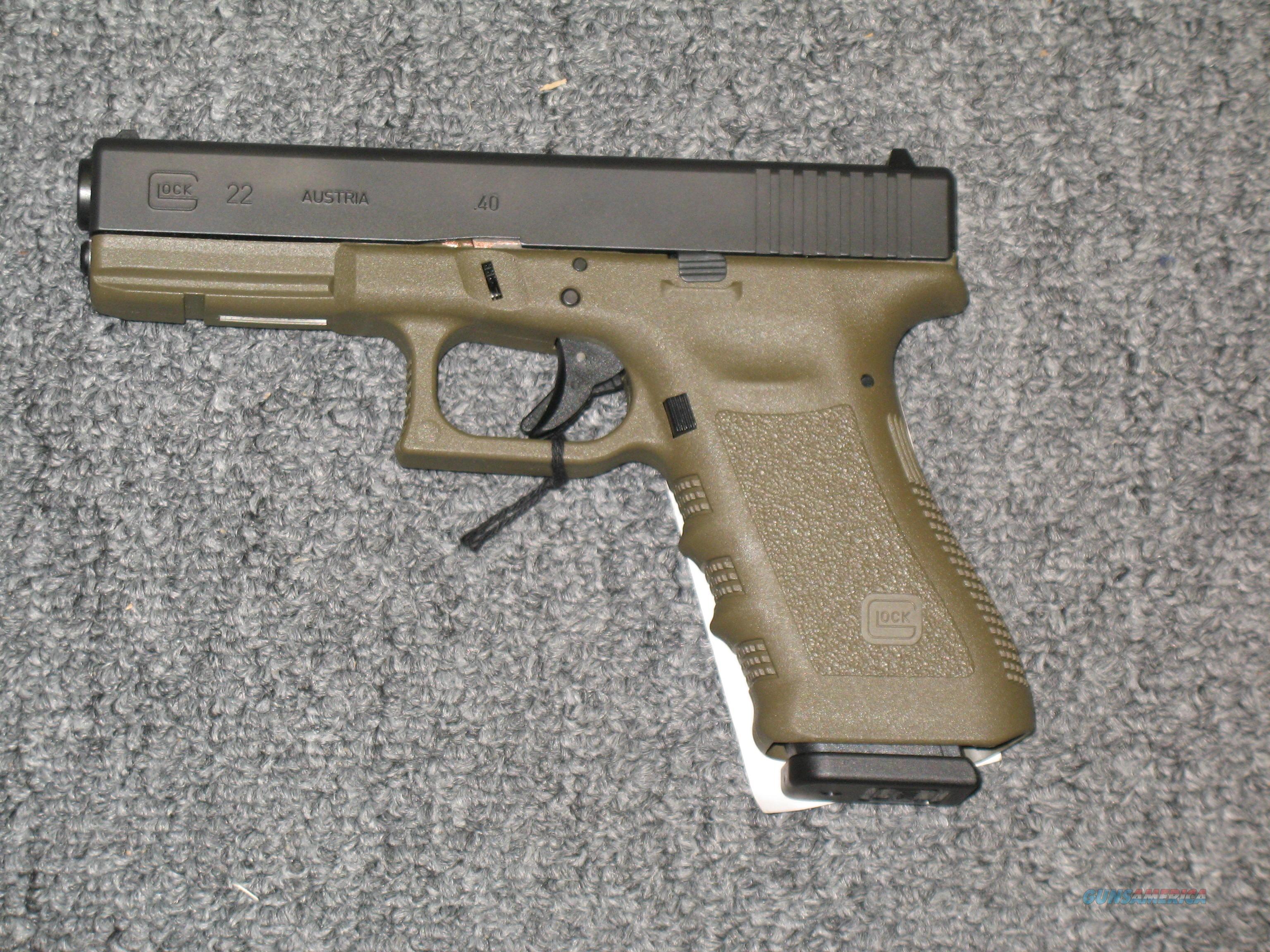 Glock OD Green Finish With Two For Sale At Gunsamerica Com