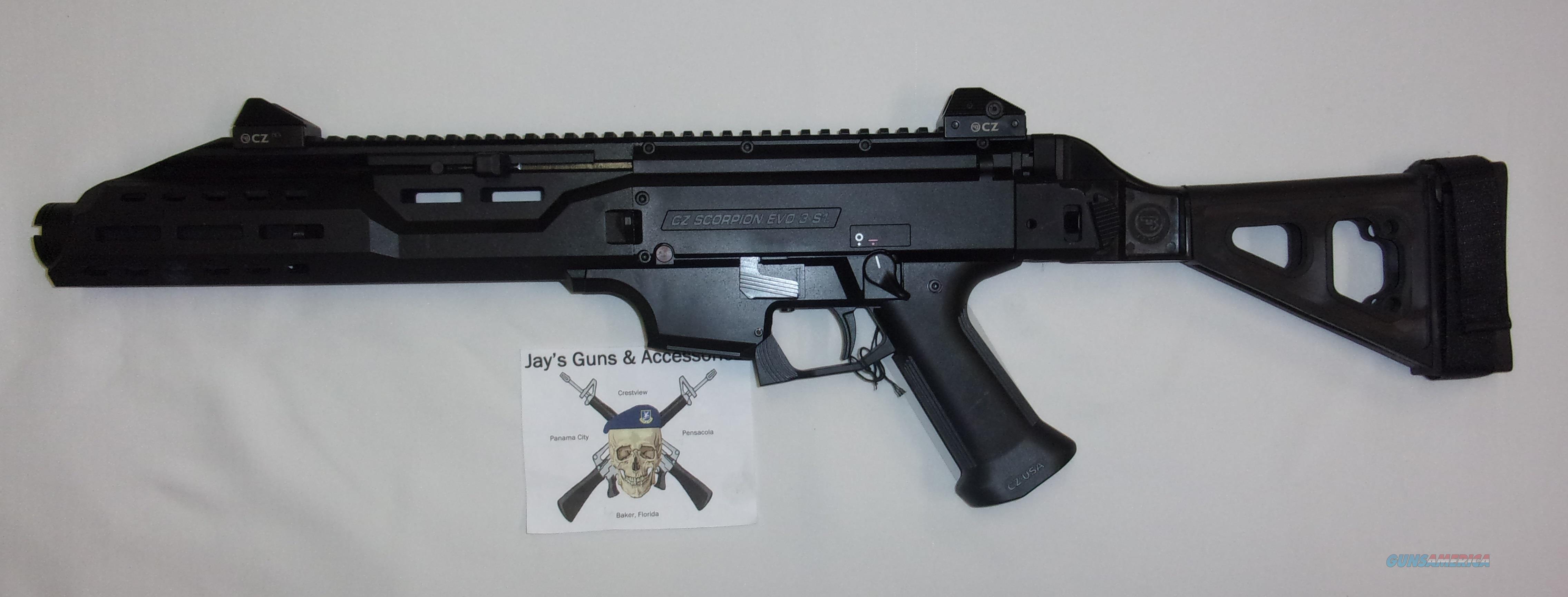 CZ Scorpion Evo 3 S1 w/Arm Brace for sale at Gunsamerica.com: 928410894