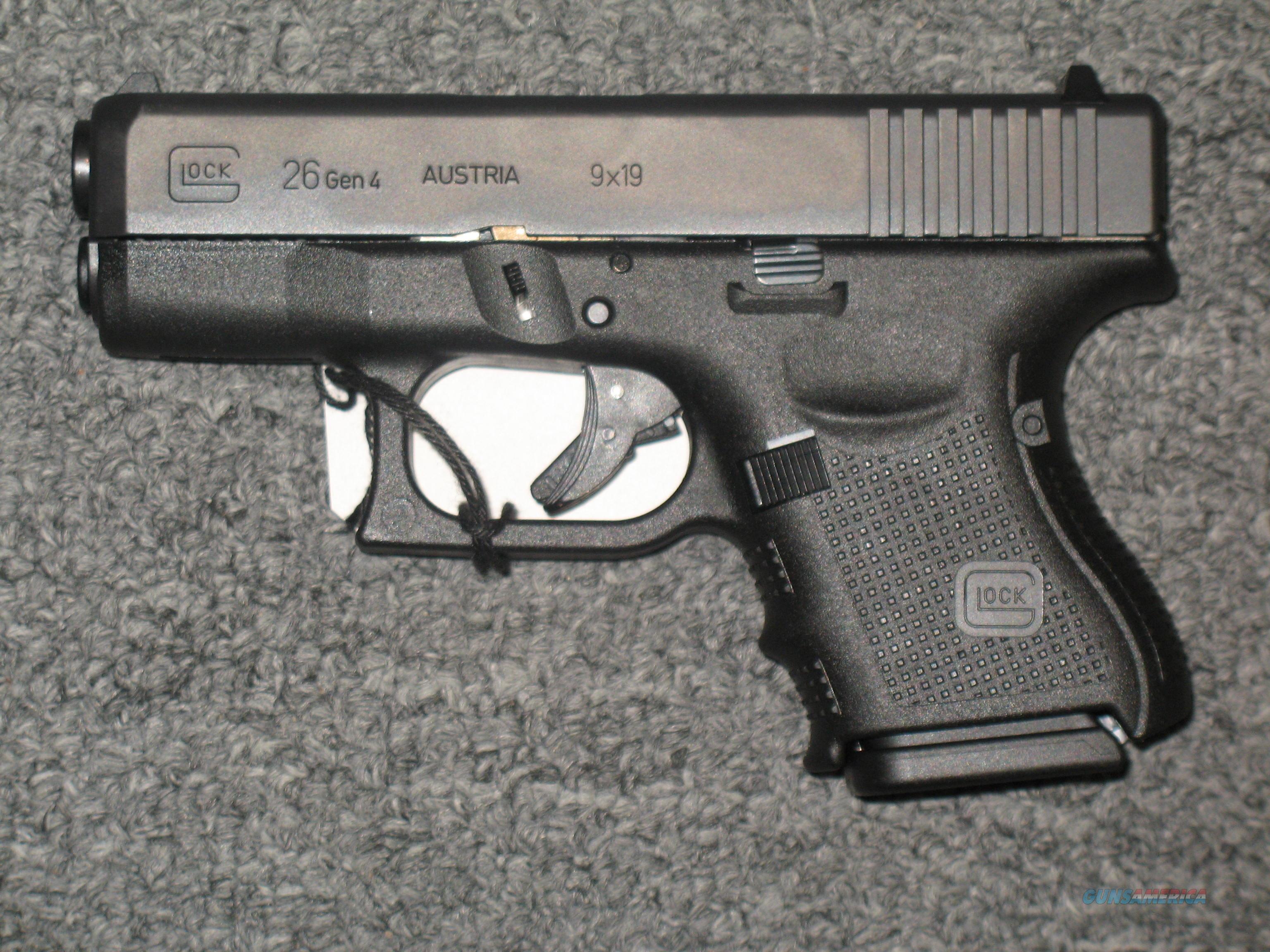 Glock 26 Gen4 9mm For Sale At Gunsamerica.com: 974991944