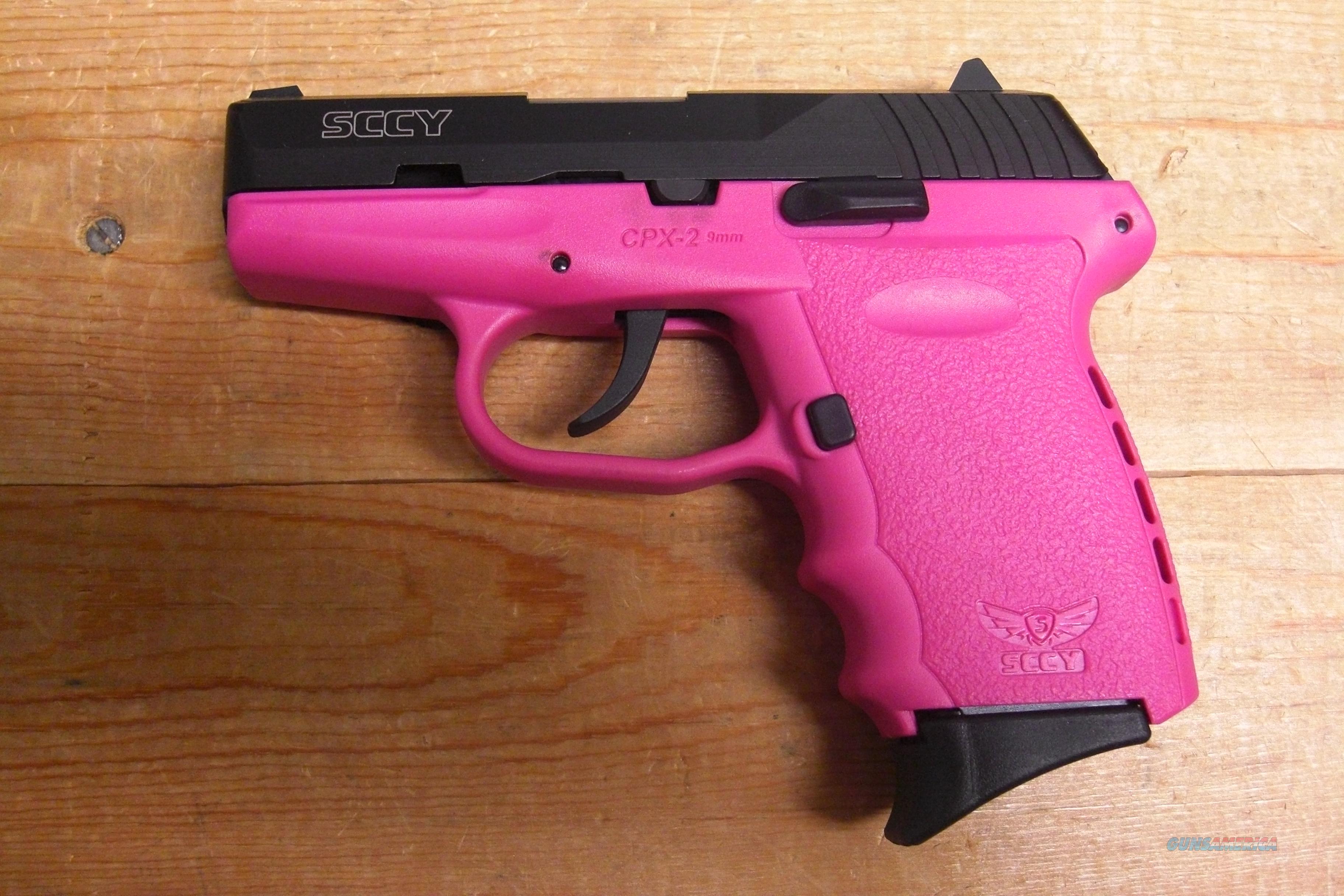 SCCY CPX-2 w/2 tone pink finish, no... for sale at Gunsamerica.com ...