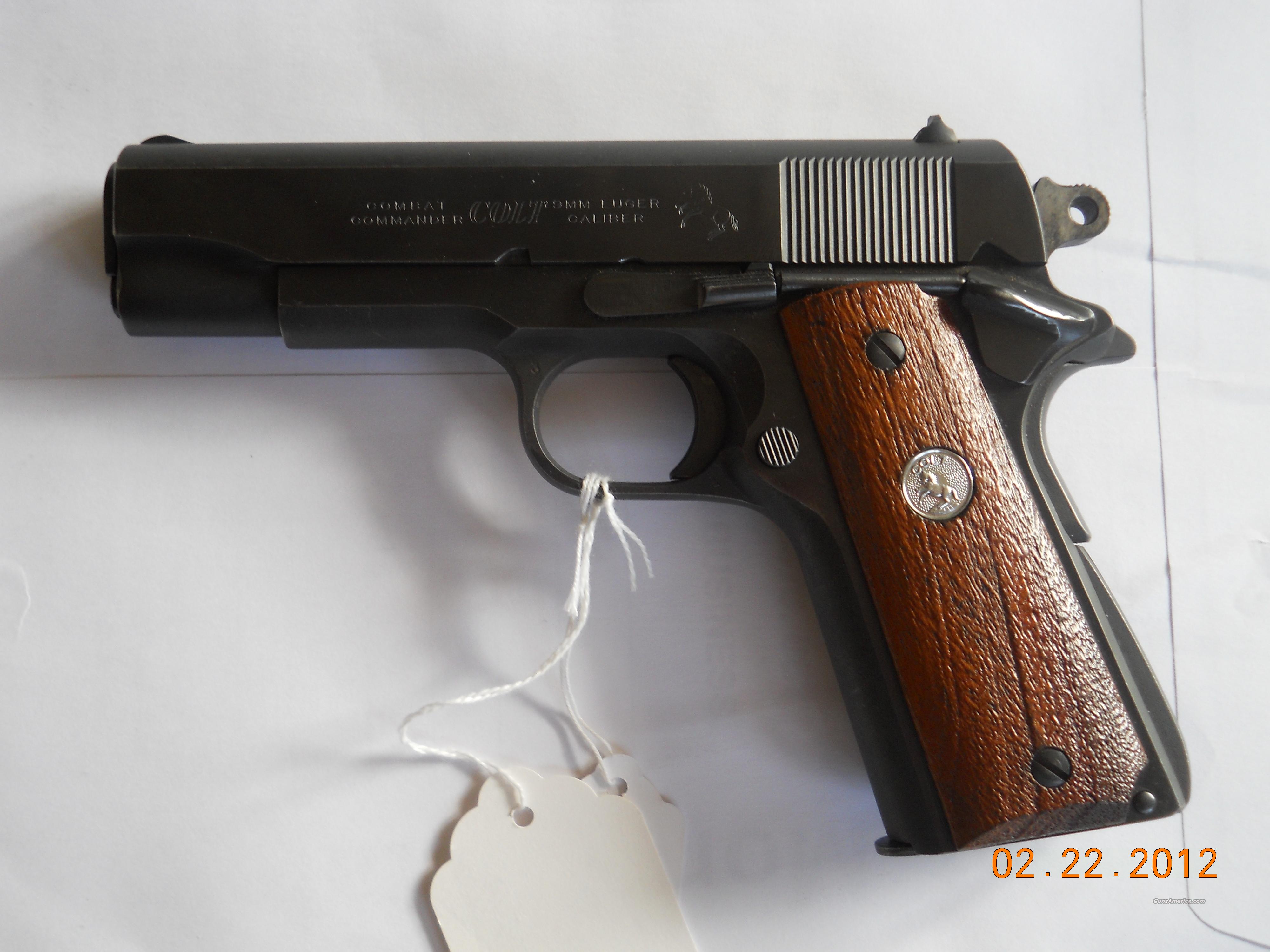 Colt Series 70 Combat Commander 9m For Sale At 920215614 6011