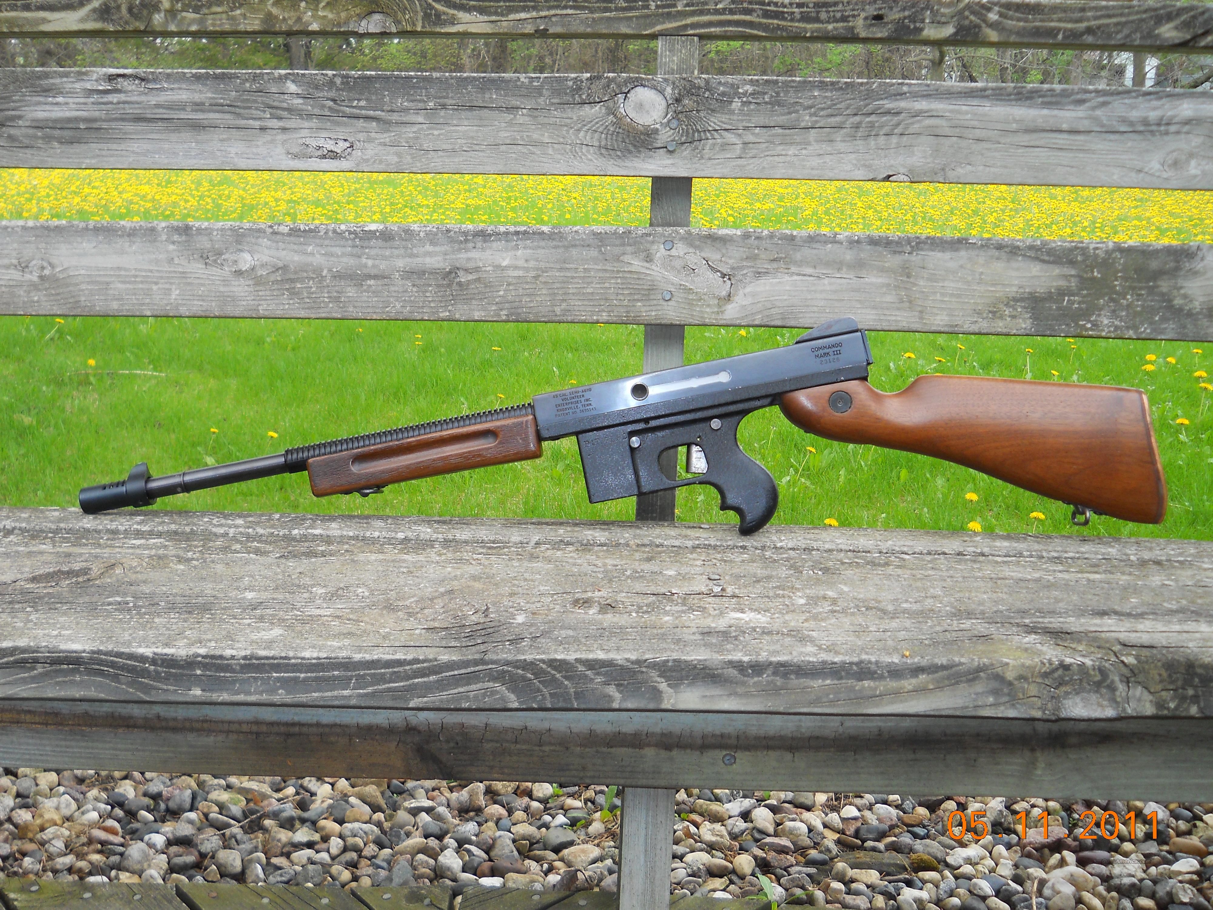 COMMANDO MARK III CARBINE .45 ACP... for sale at