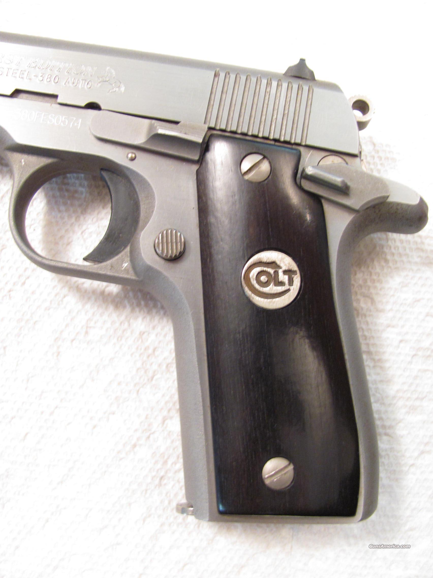 Government 380 ACP Colt First Edition Stainless... for sale