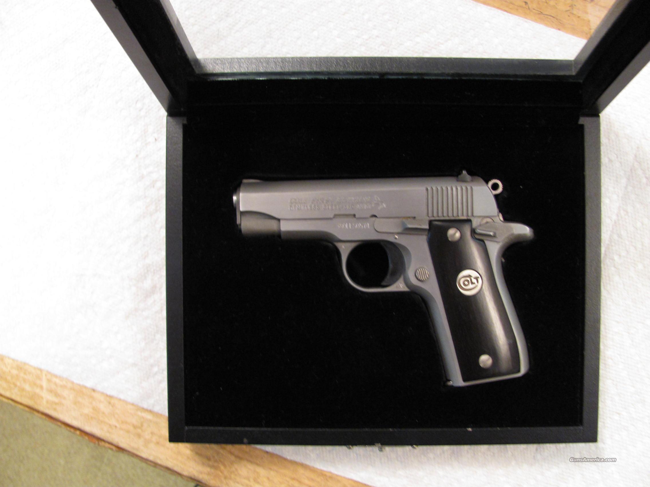 Government 380 Acp Colt First Edition Stainless For Sale 