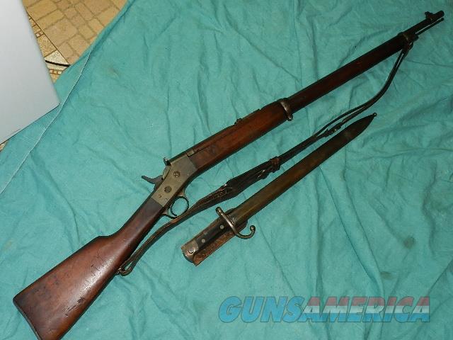 argentine remington rolling block rifle bayonet