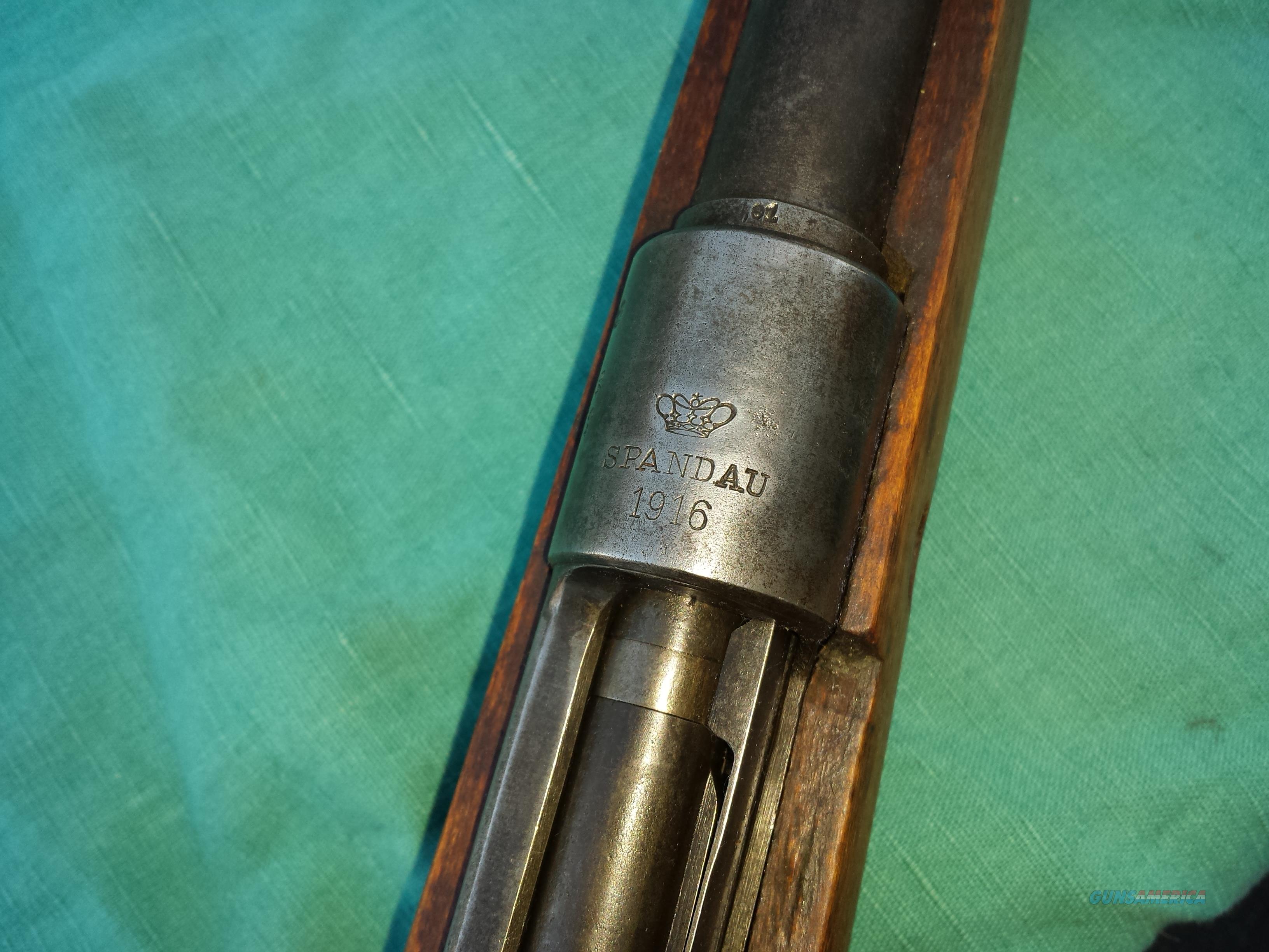 MAUSER GEW 98 SPANDAU 1916 RIFLE for sale