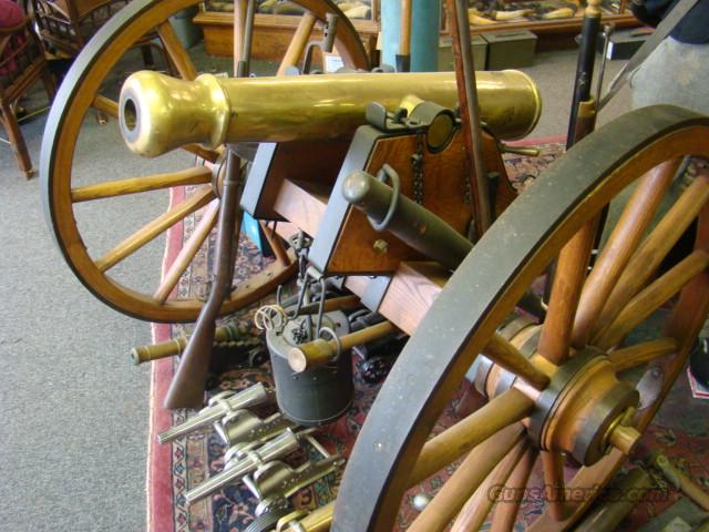 BRONZE BRL. CIVIL WAR TYPE REPRODUCTION CANNON ... for sale