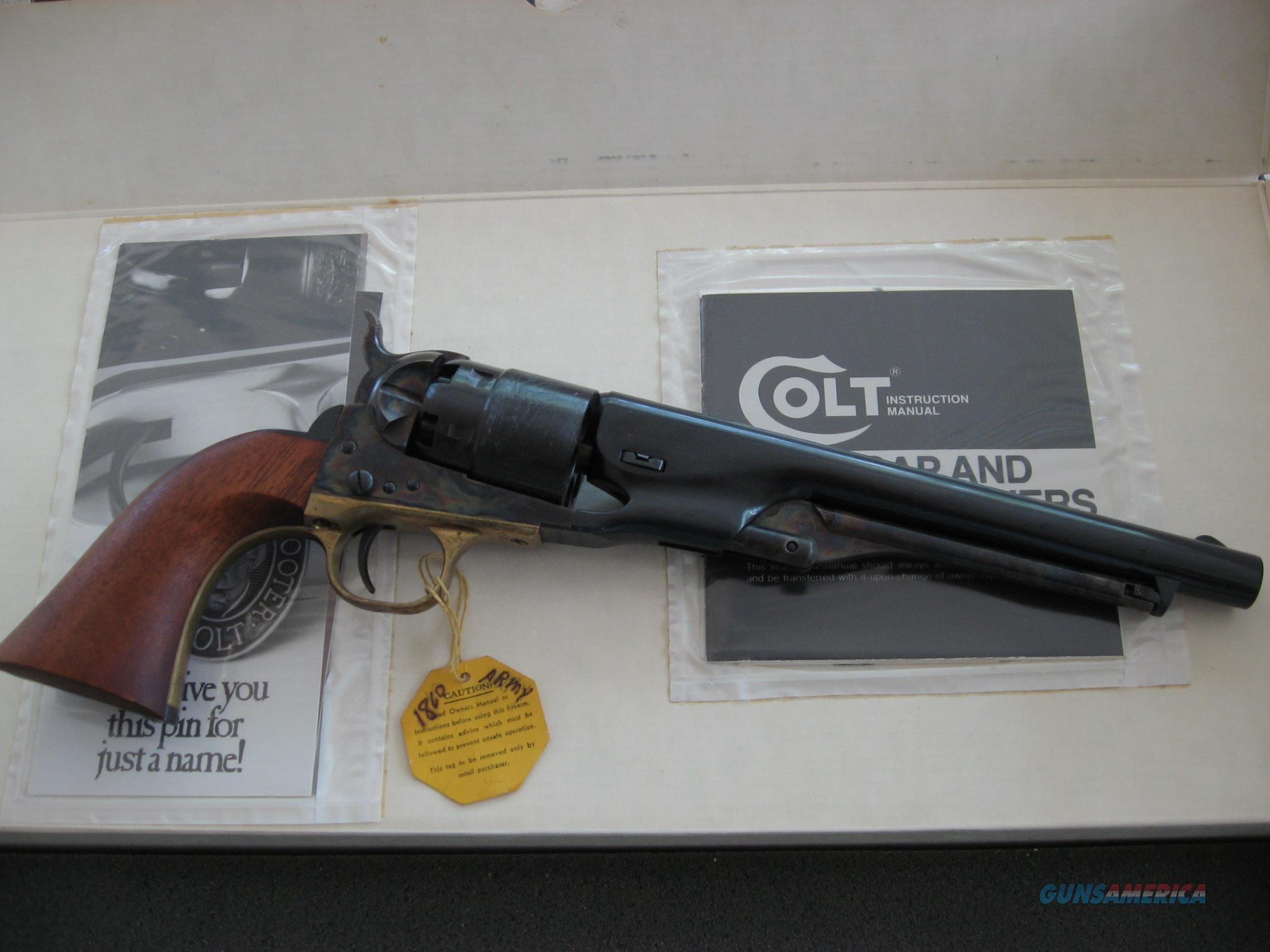 colt 2nd generation black powder revolver for sale