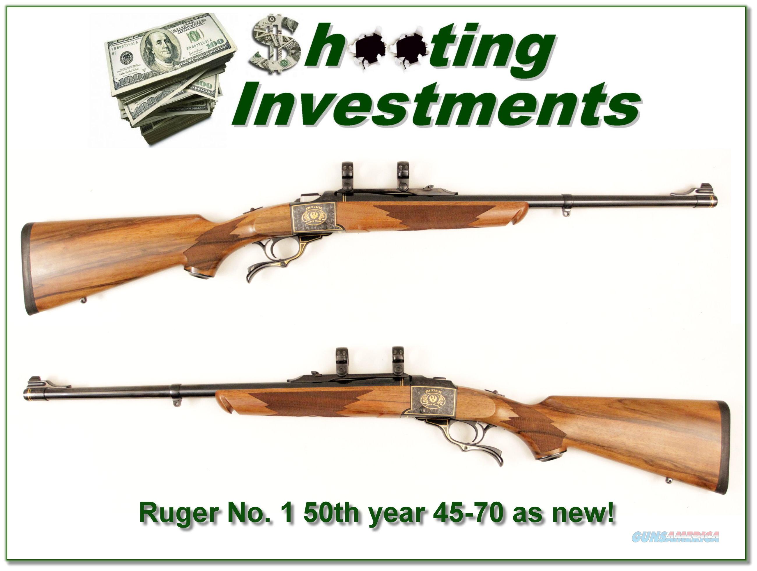 Ruger No.1 50th Anniversary 45-70 B... for sale at Gunsamerica.com ...