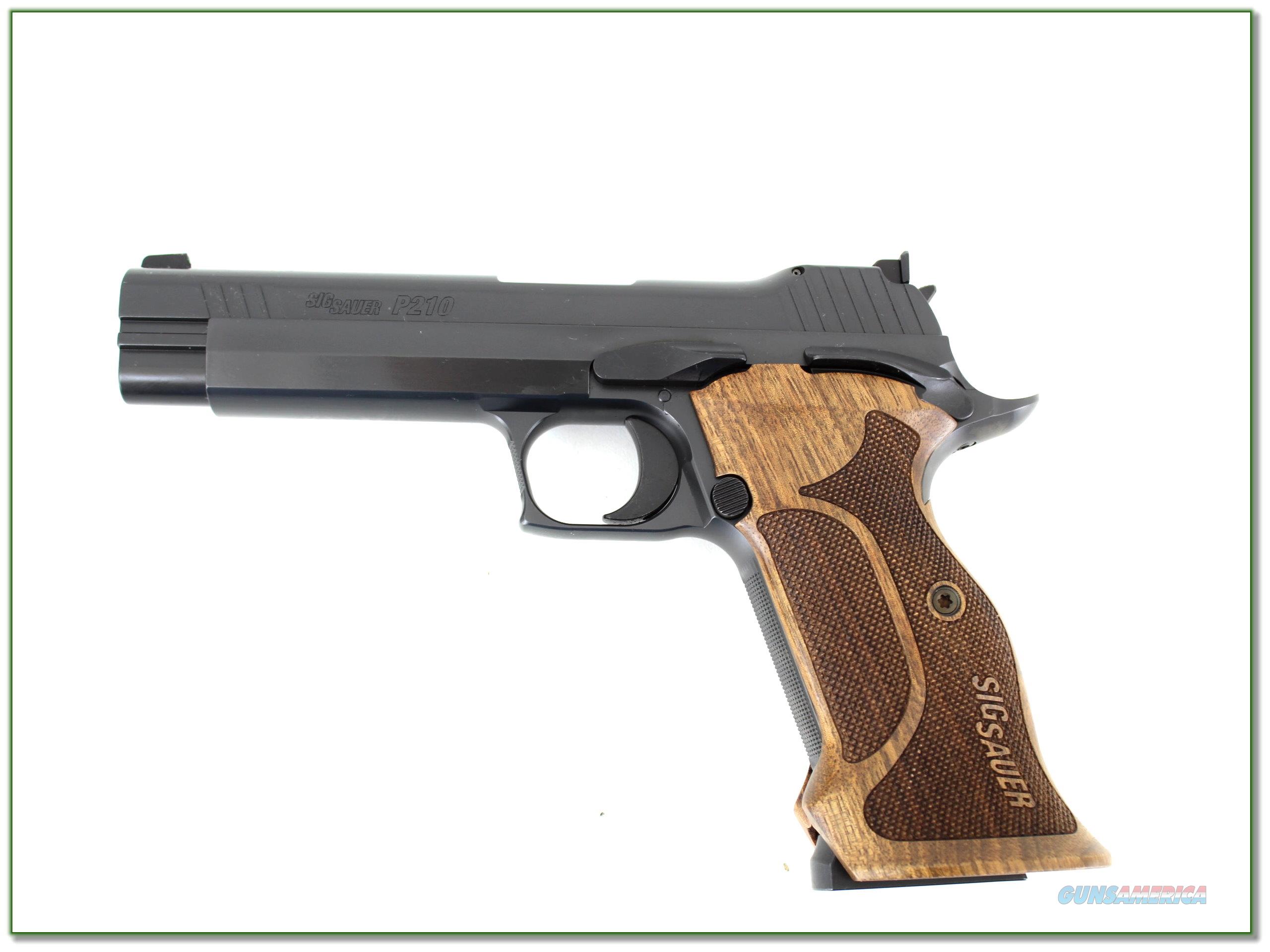 Sig Sauer P210 Target 210a-9-tgt 9 For Sale At Gunsamerica.com 