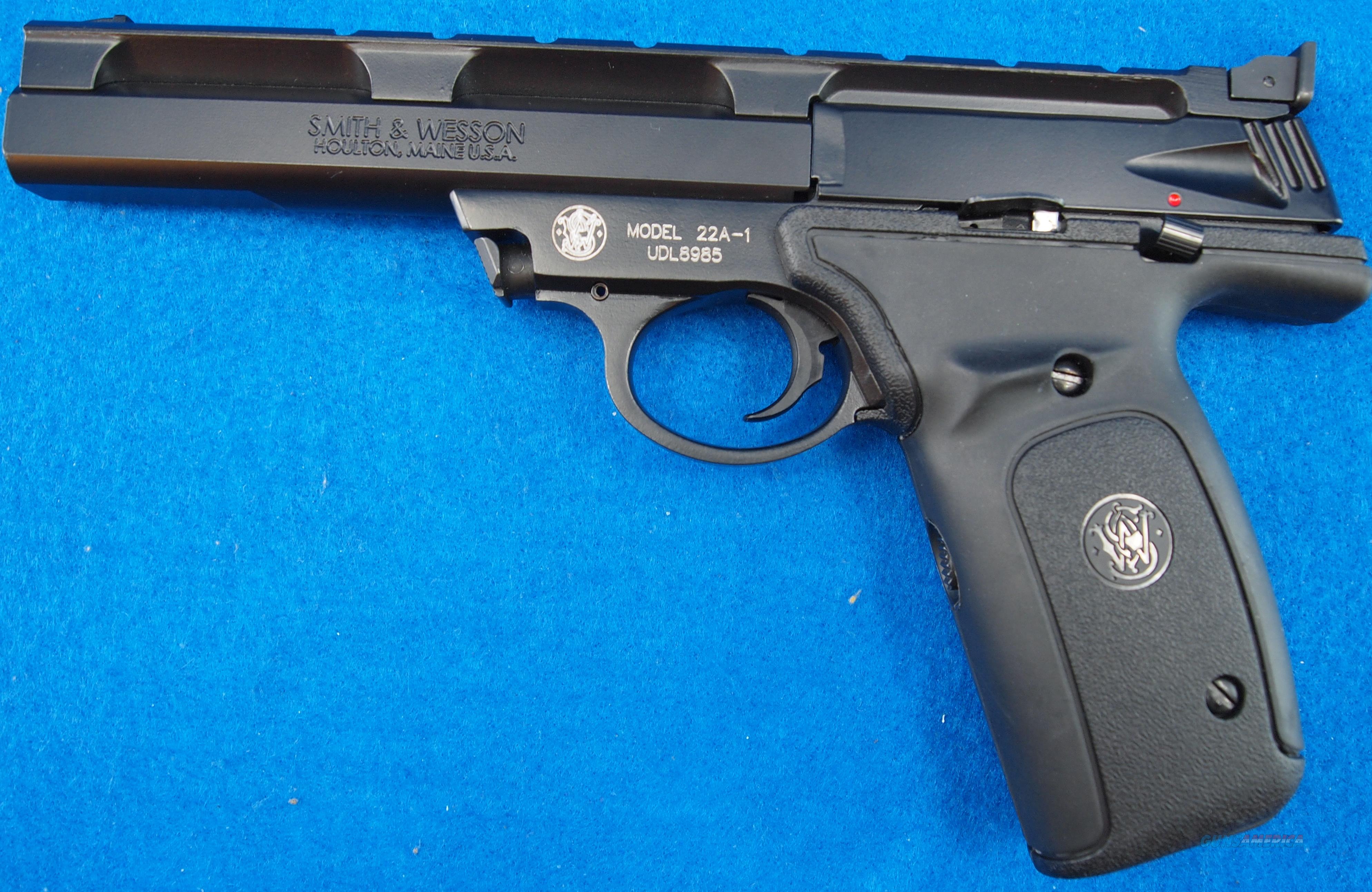 SMITH AND WESSON MODEL 22A-1 .22LR for sale at Gunsamerica.com: 966657409