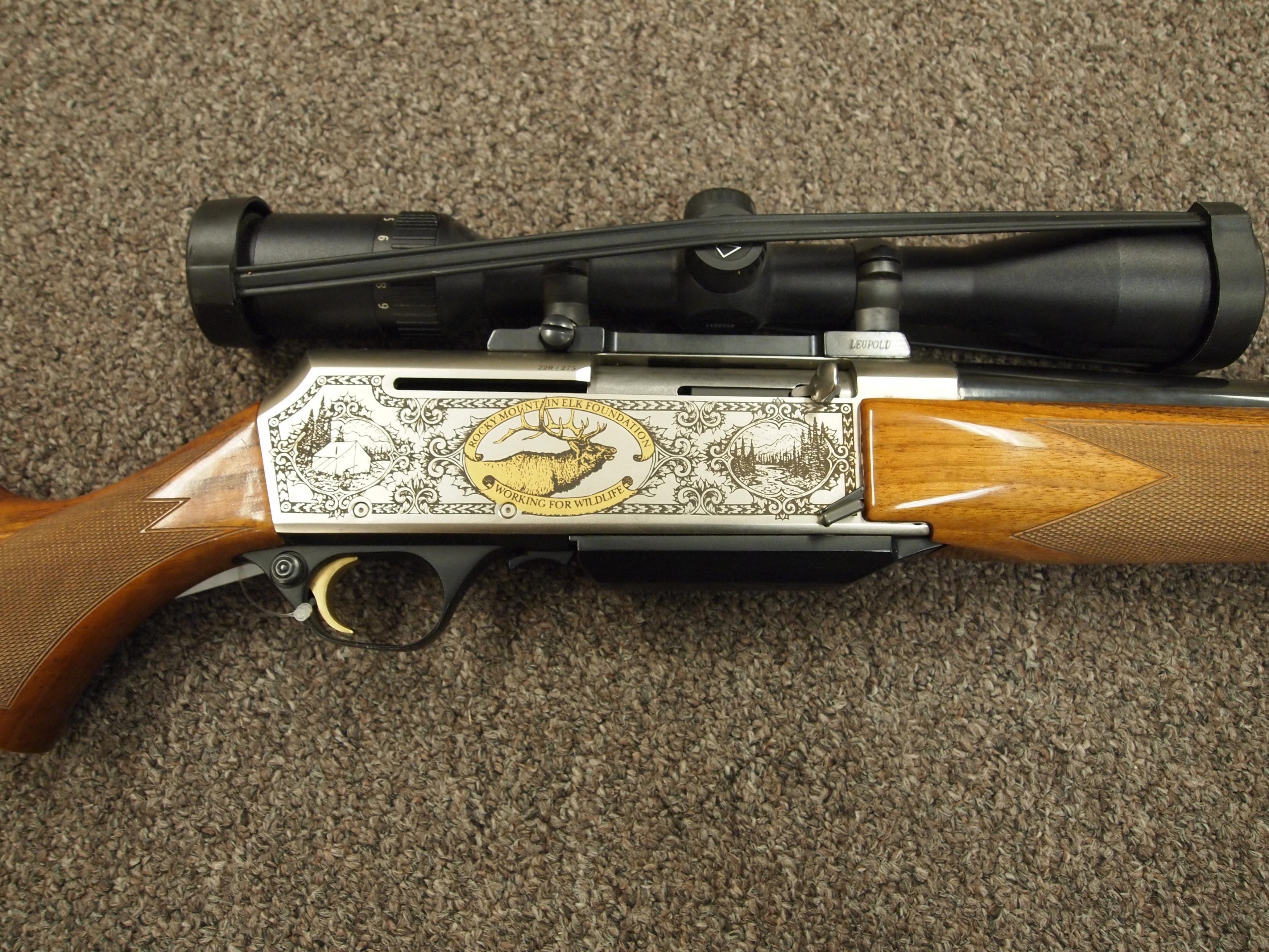 Browning Bar II .338 Win Mag RMEF for sale at Gunsamerica.com: 998509477