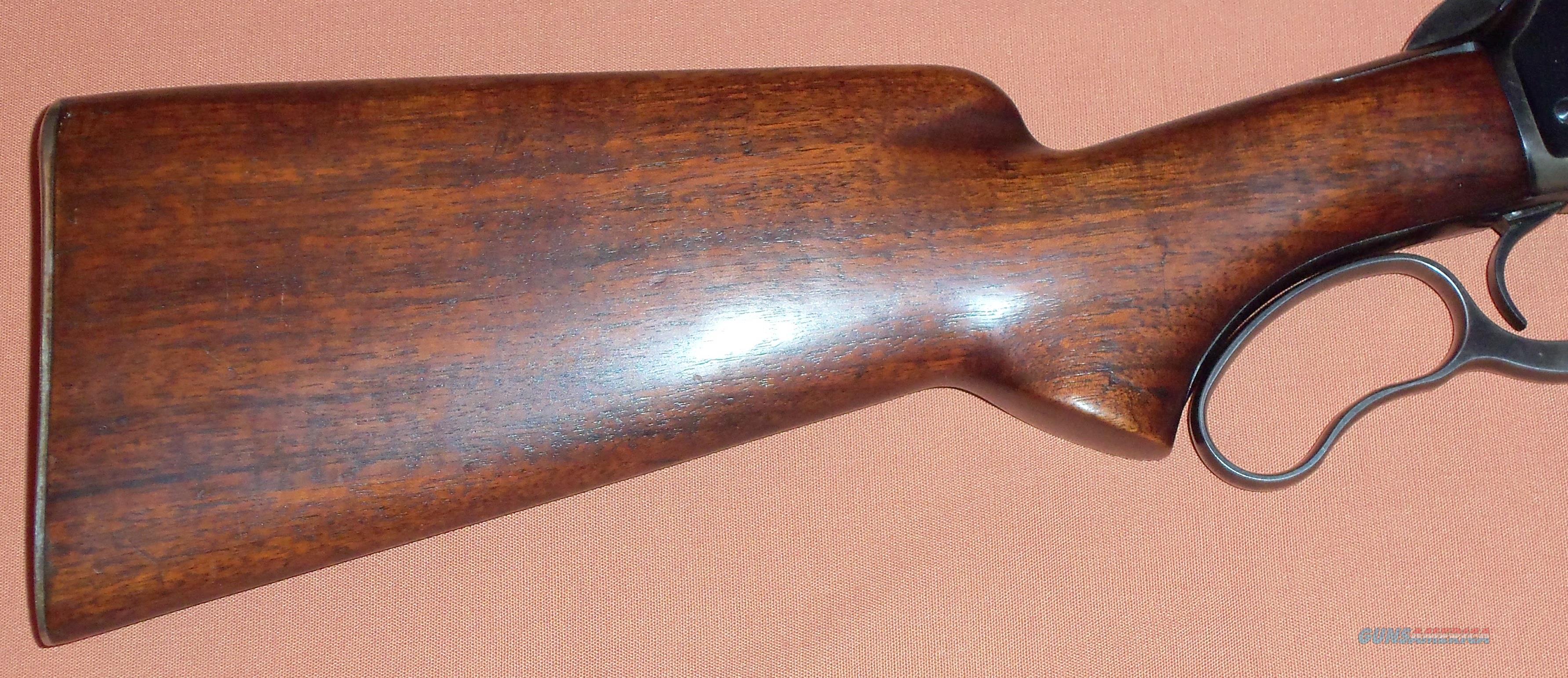 model 67 winchester with deluxe checkering on stock