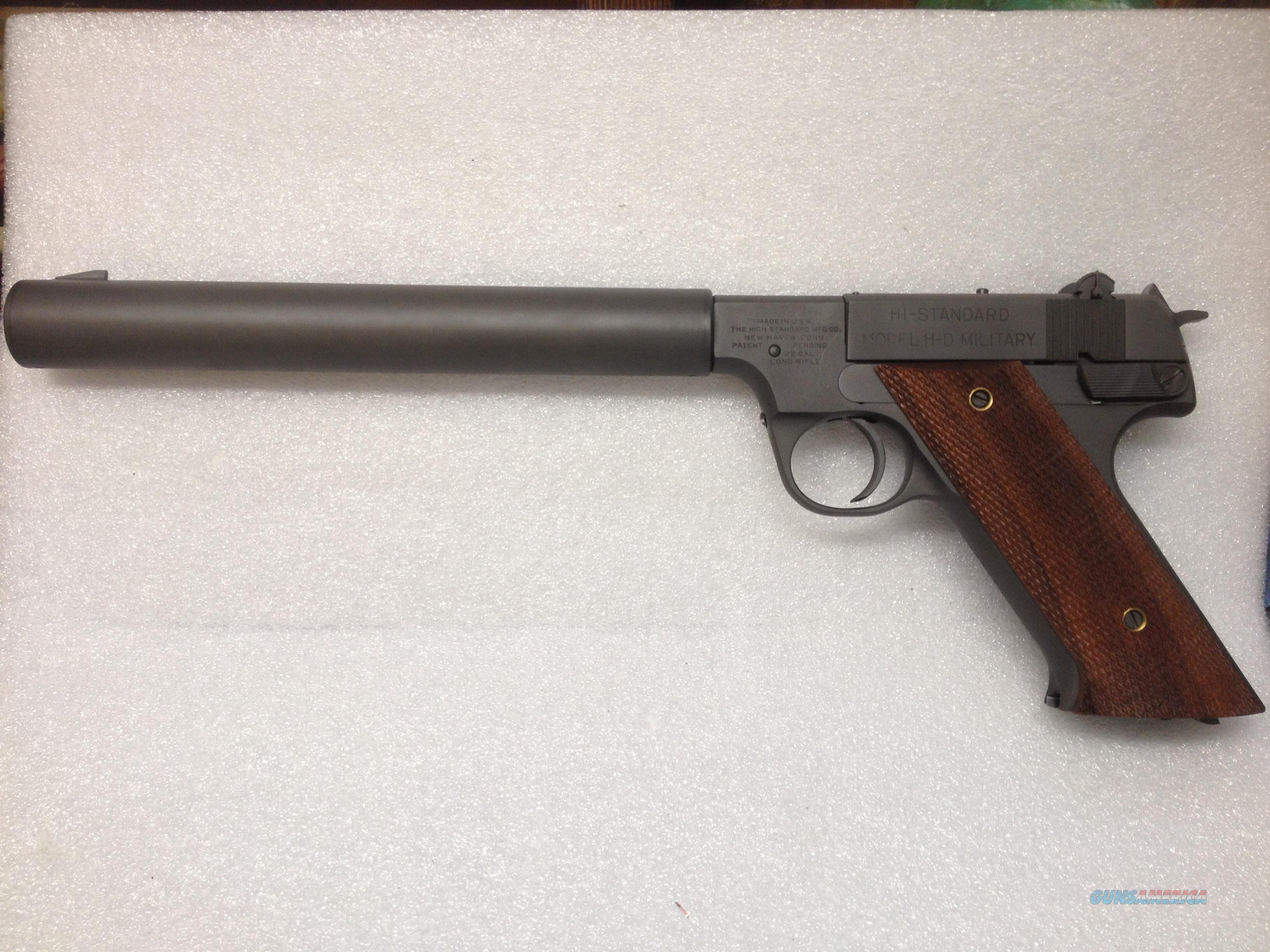 High Standard Hdms Suppressed Oss Pistol Wwii H For Sale