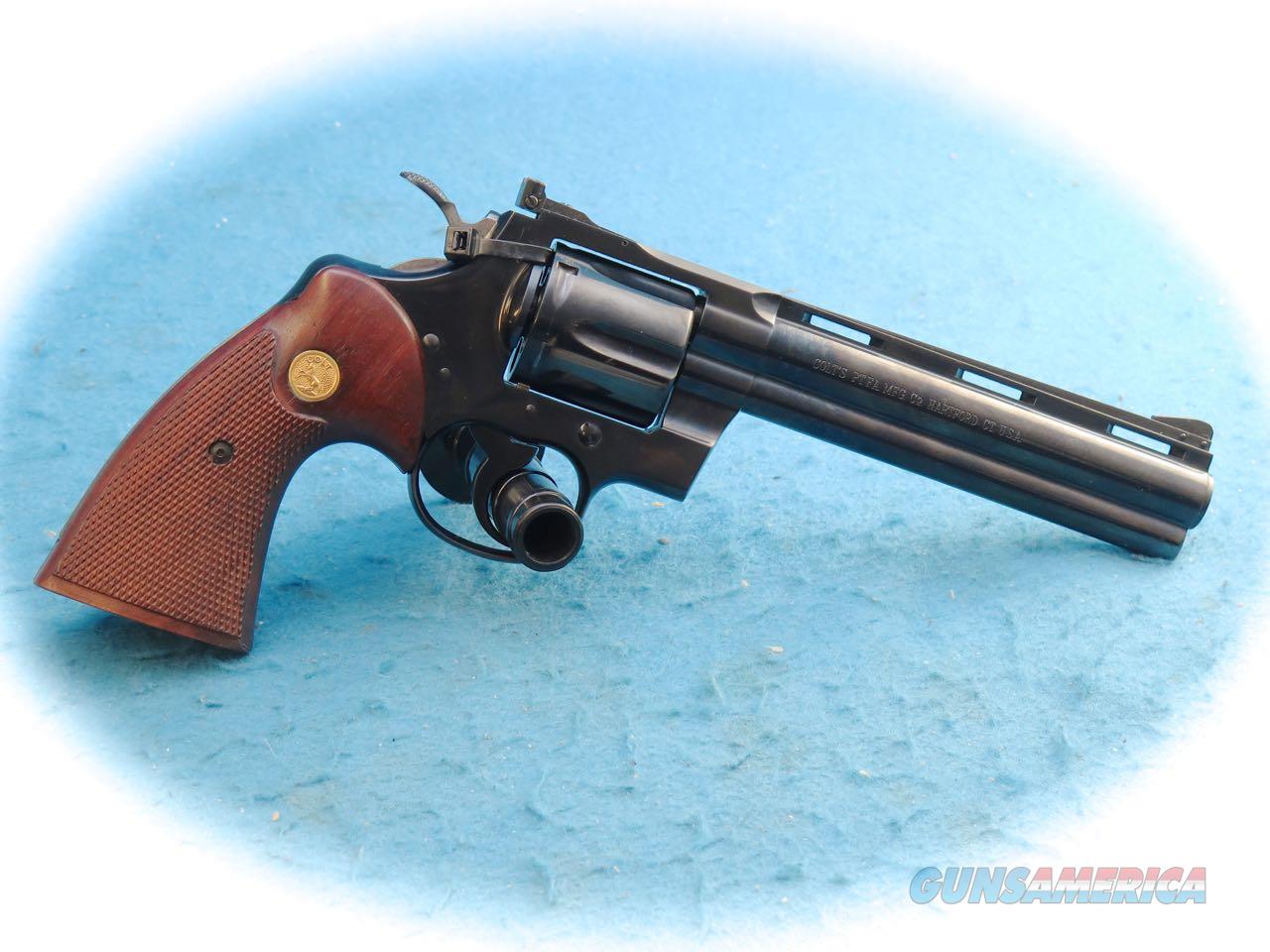 Colt Python DA Revolver Blue Steel 6" BBL .357 ... For Sale