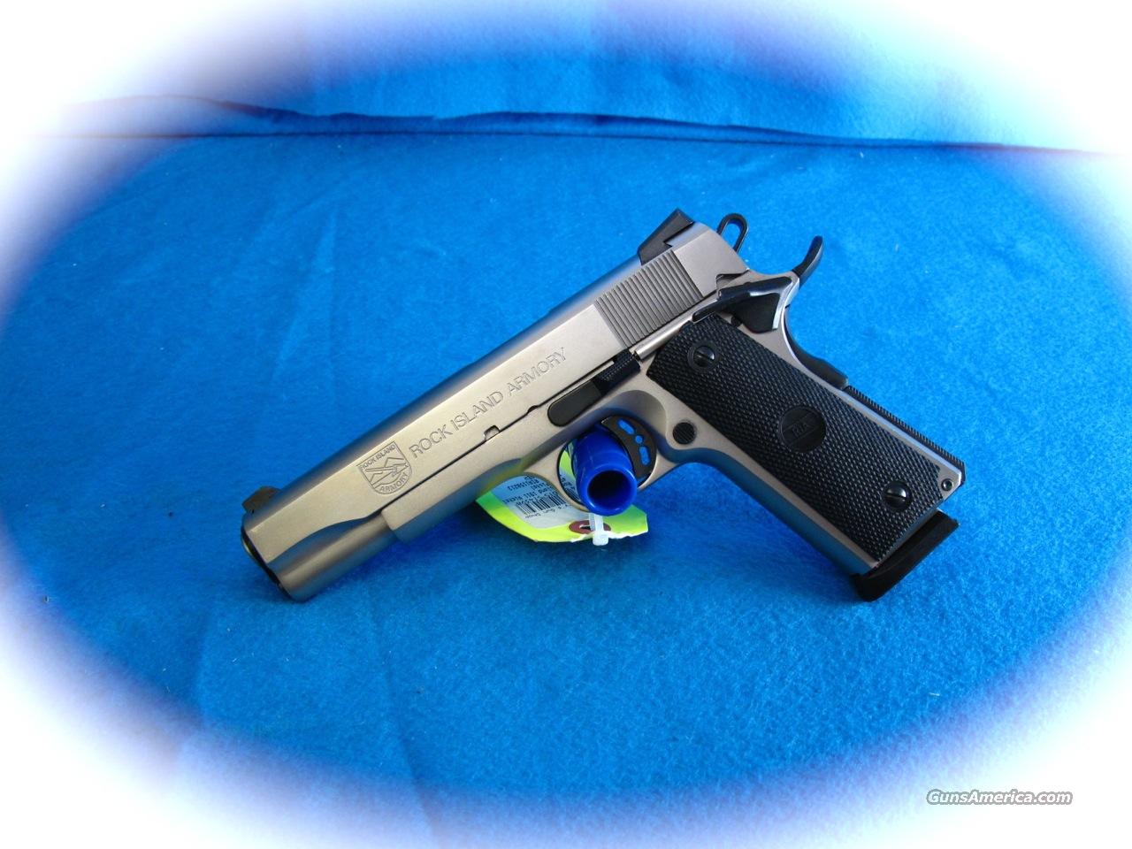 Rock Island Armory M1911A1 45ACP Ni... for sale at Gunsamerica.com ...