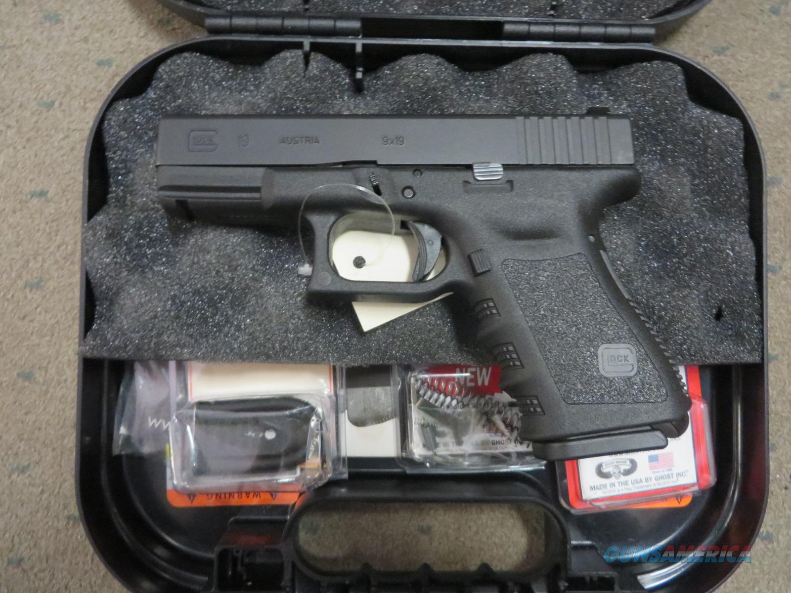 GLOCK 19 GEN 3 WITH MULTIPLE UPGRAD... for sale at Gunsamerica.com ...