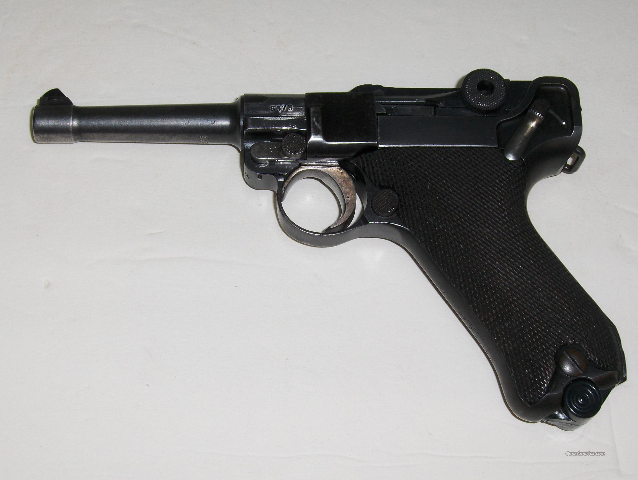 1936 WW2 GERMAN MAUSER LUGER for sale