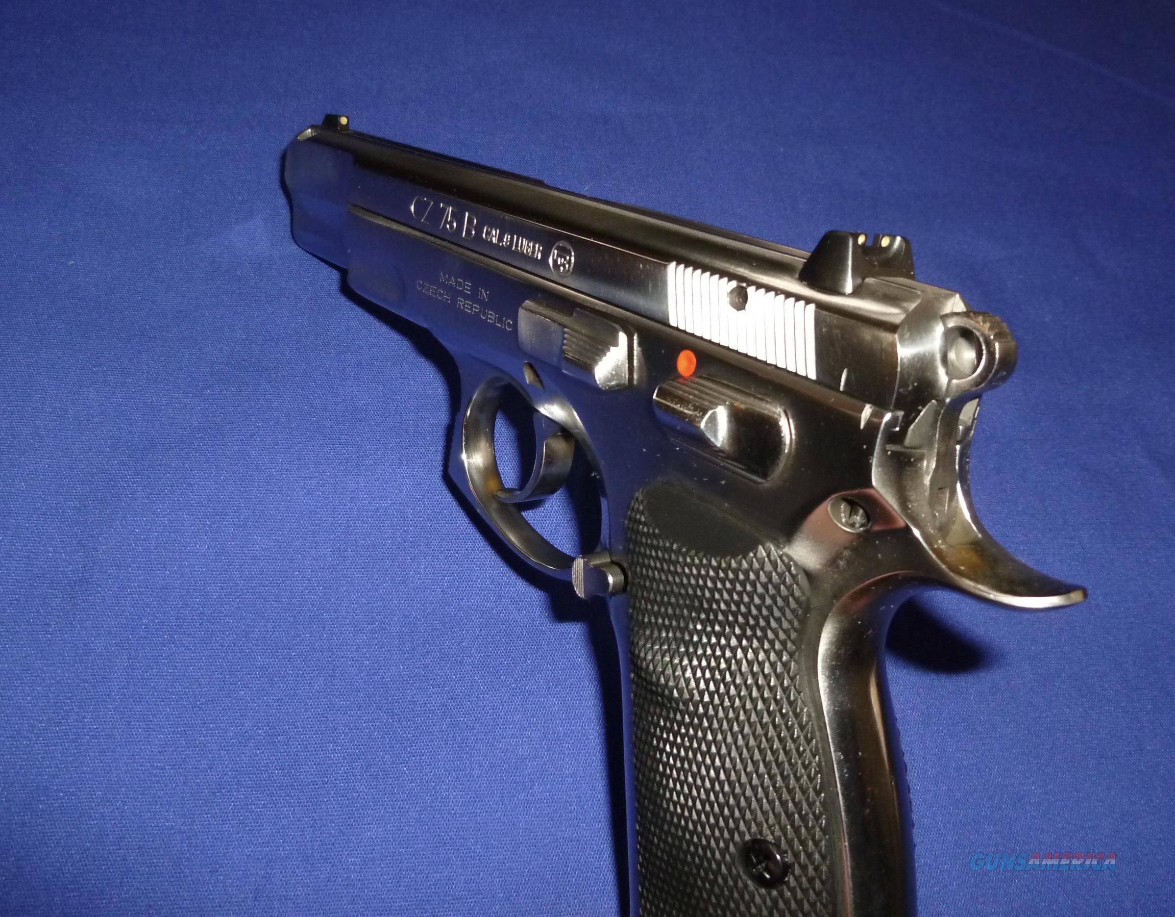 CZ 75B HIGH POLISHED STAINLESS STEEL 9MM PISTOL... for sale