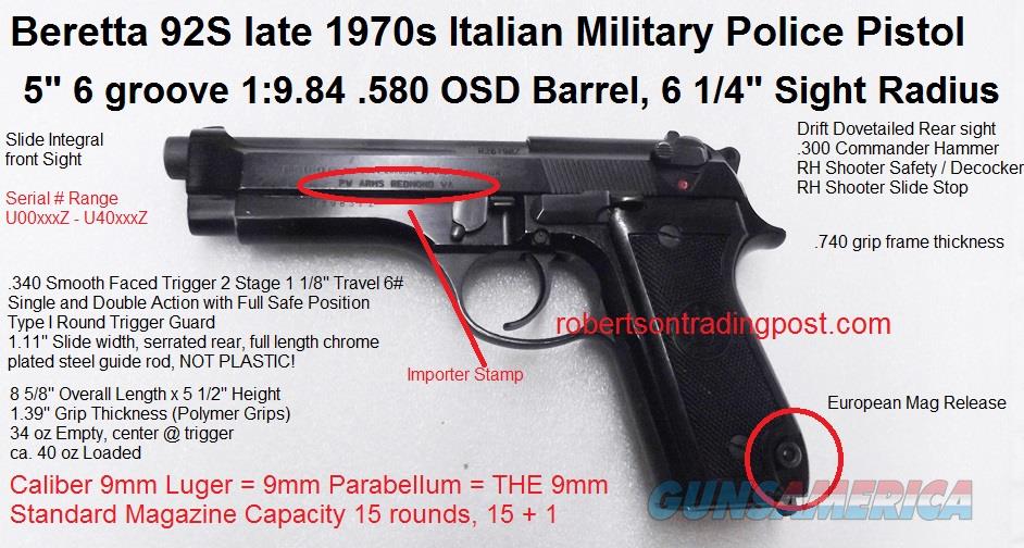 beretta date of manufacture by seriall number