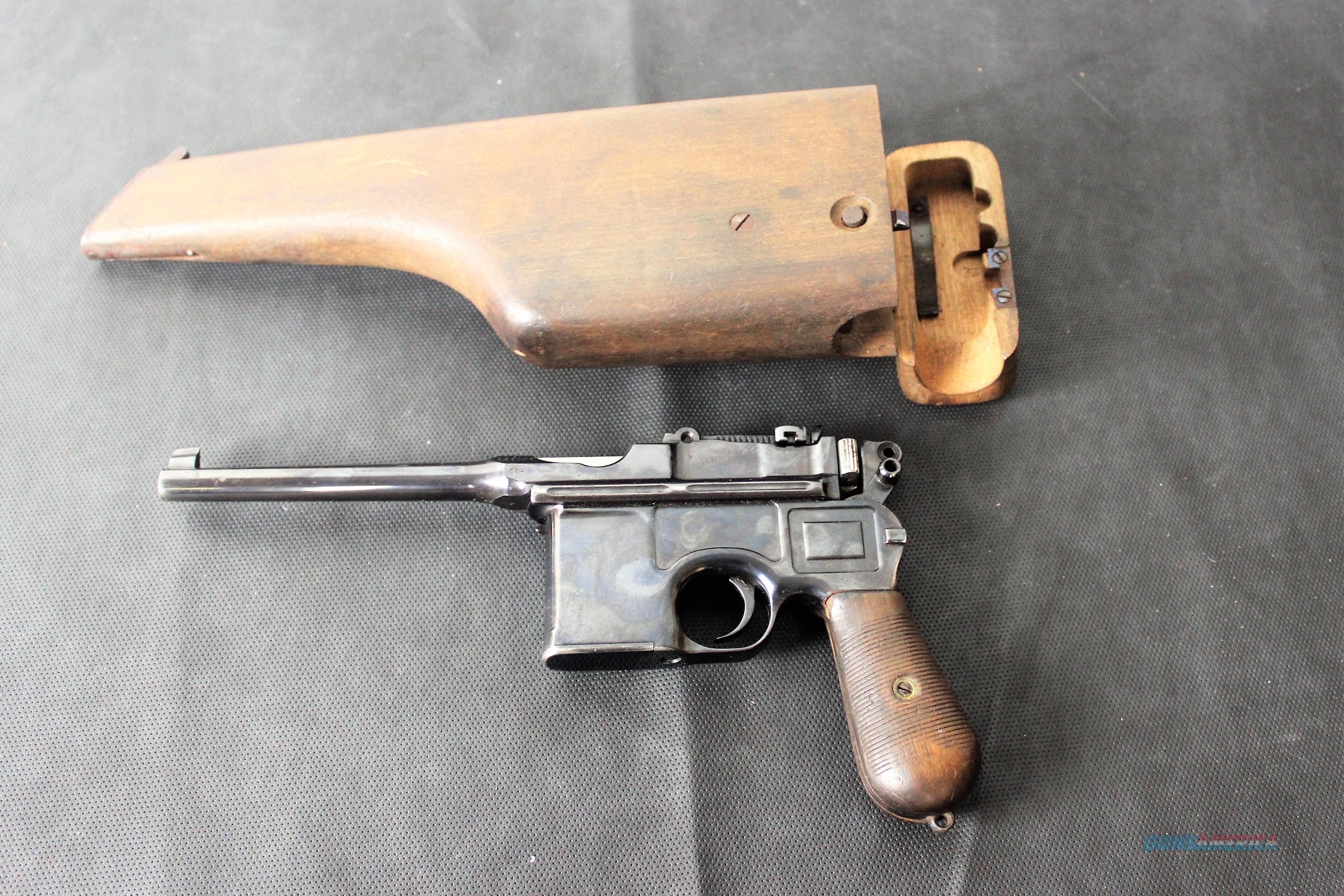 Mauser Broomhandle C96 With Wood Ho For Sale At 909478714 4427