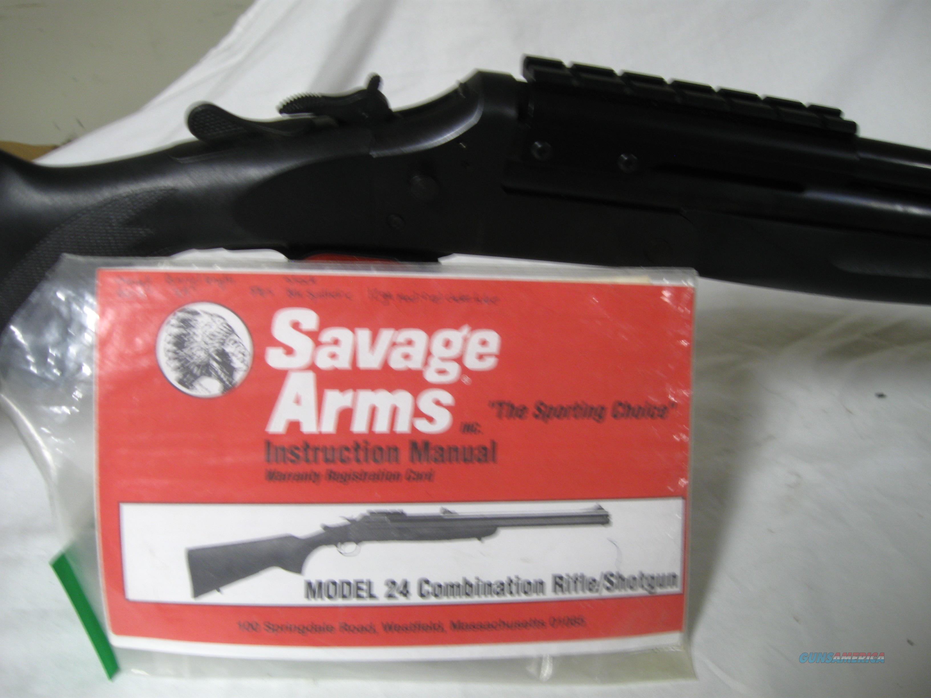 savage model 24 manual
